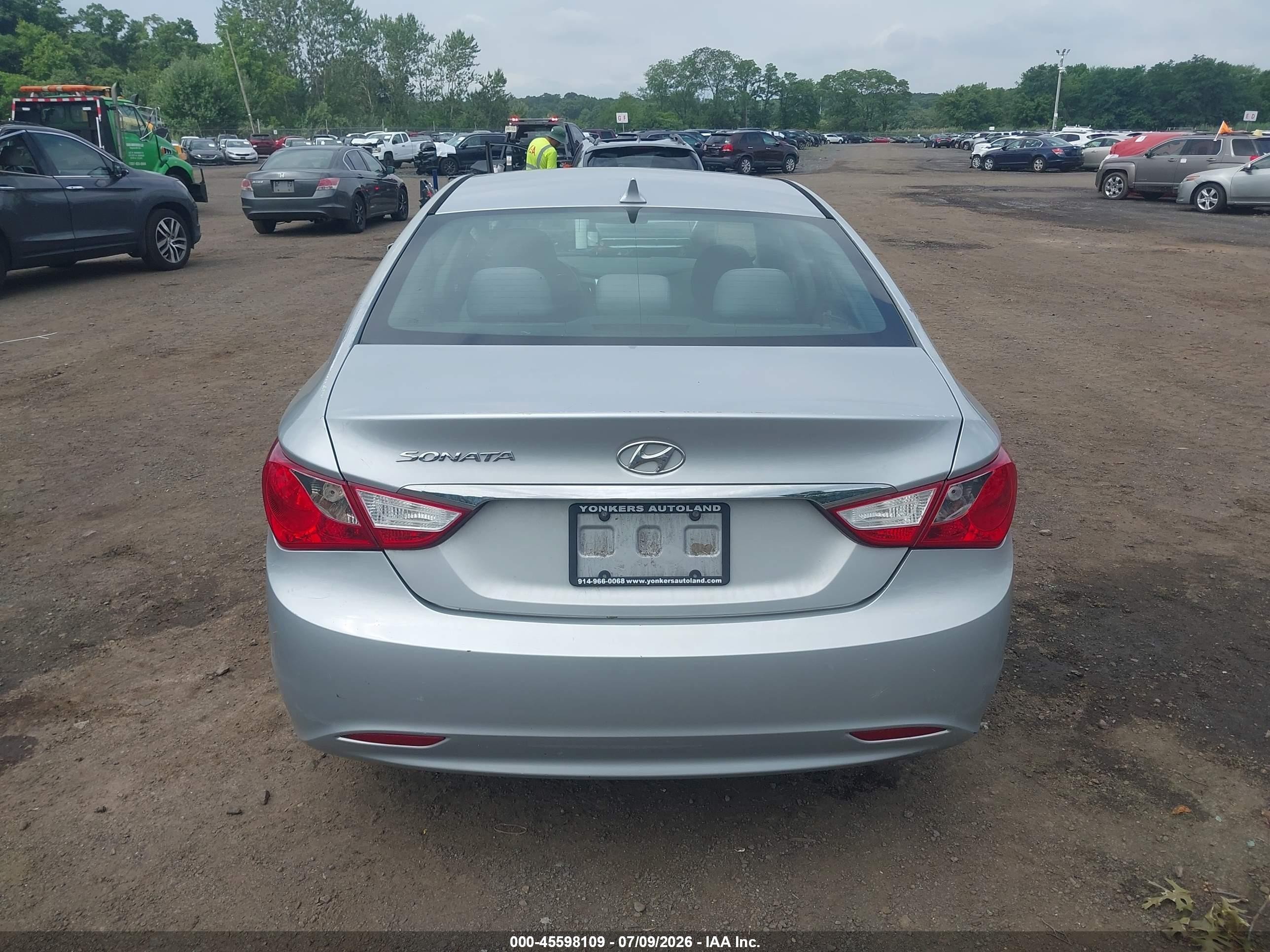 2011 Hyundai Sonata Gls Gray vin: 5NPEB4AC3BH291955