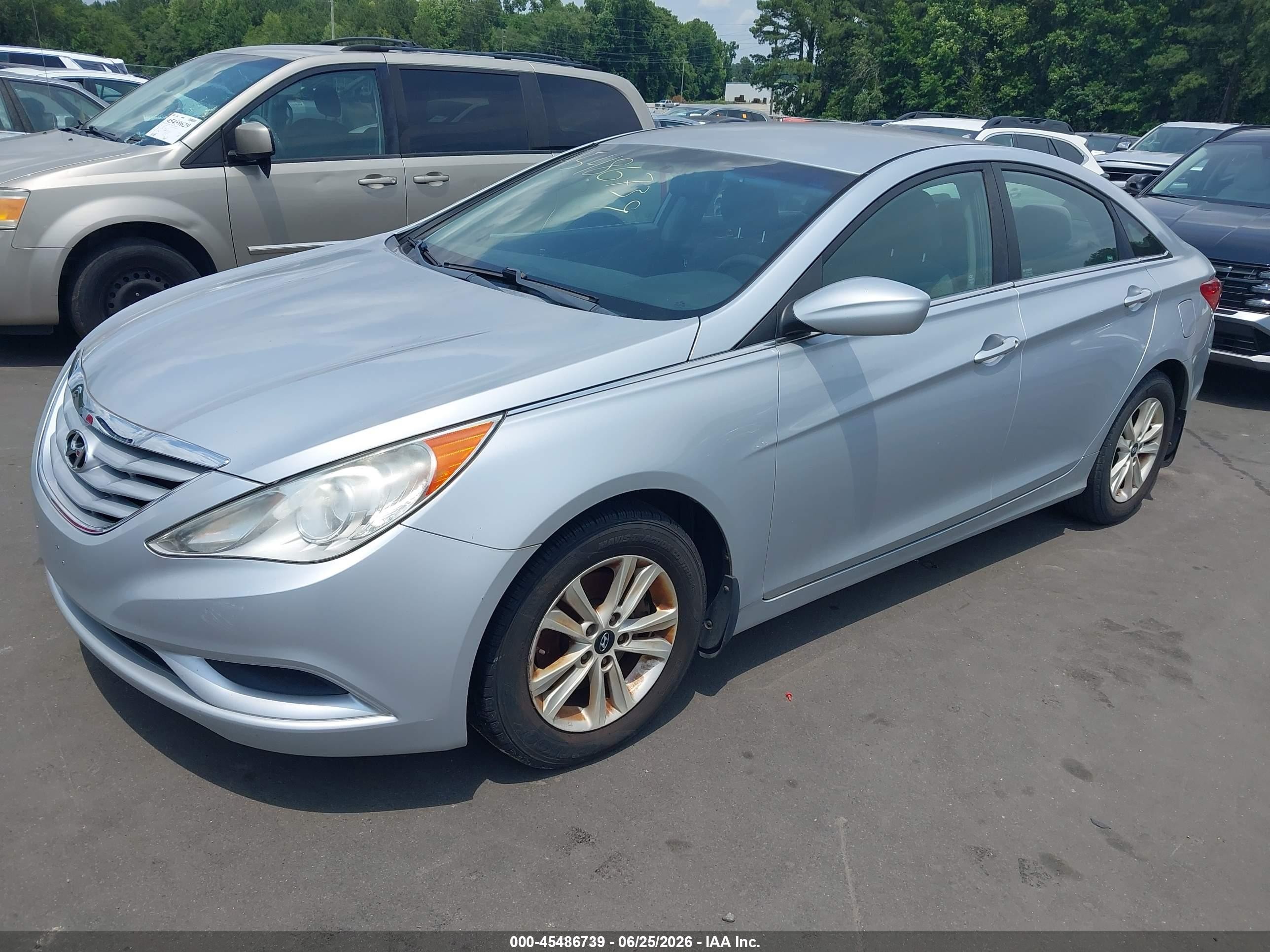 2011 Hyundai Sonata Gls Silver vin: 5NPEB4AC3BH295701