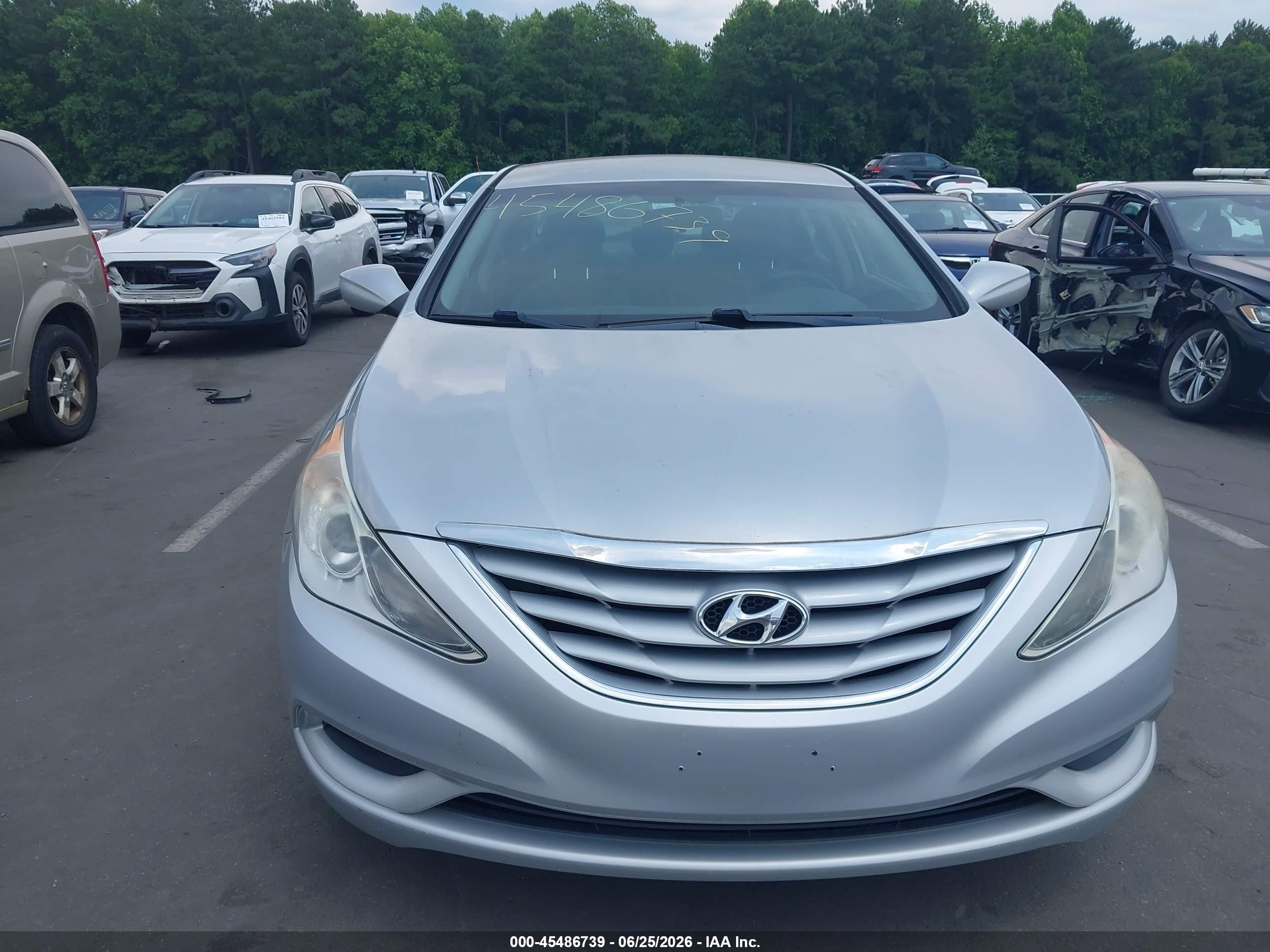 2011 Hyundai Sonata Gls Silver vin: 5NPEB4AC3BH295701