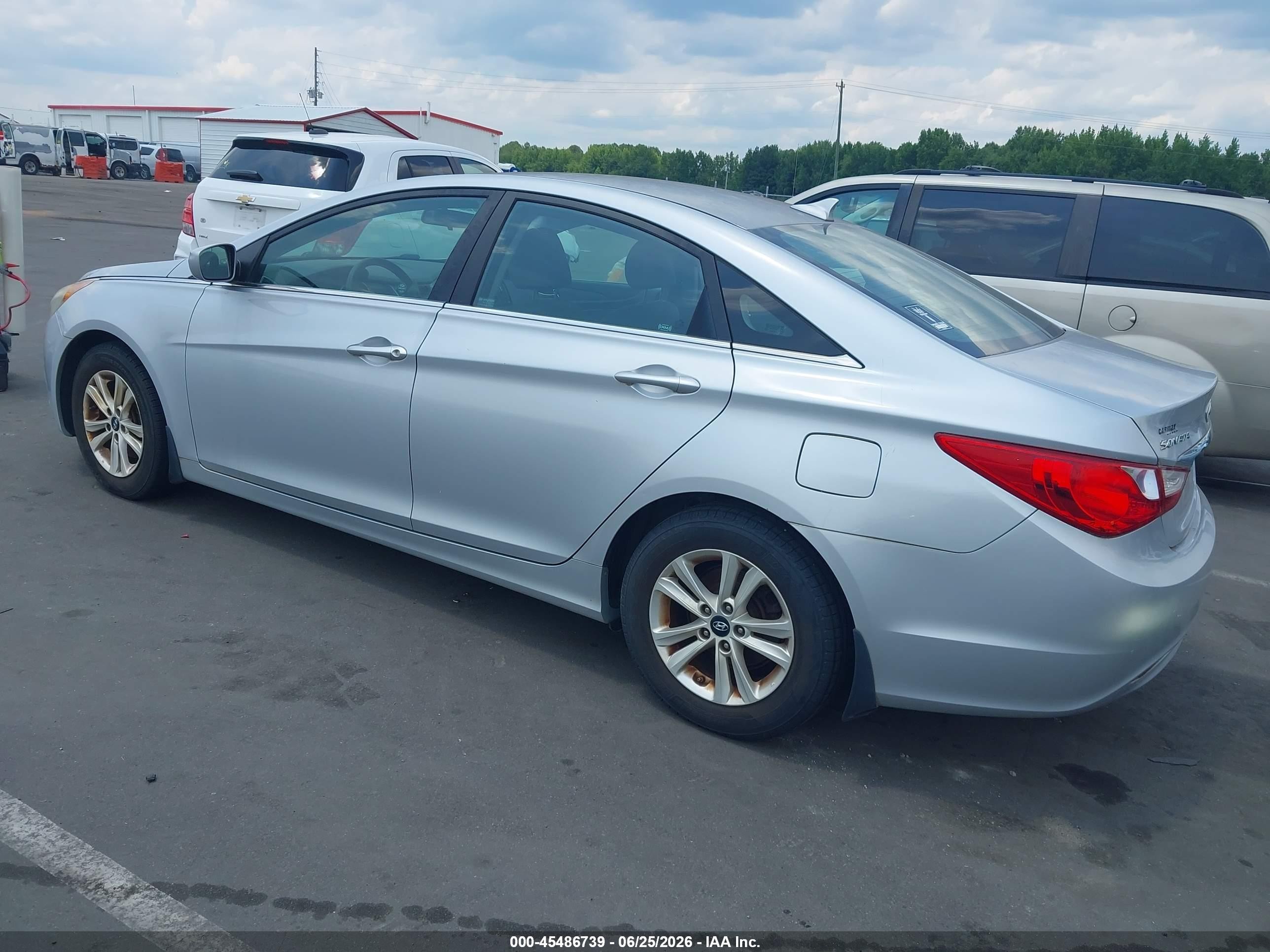 2011 Hyundai Sonata Gls Silver vin: 5NPEB4AC3BH295701