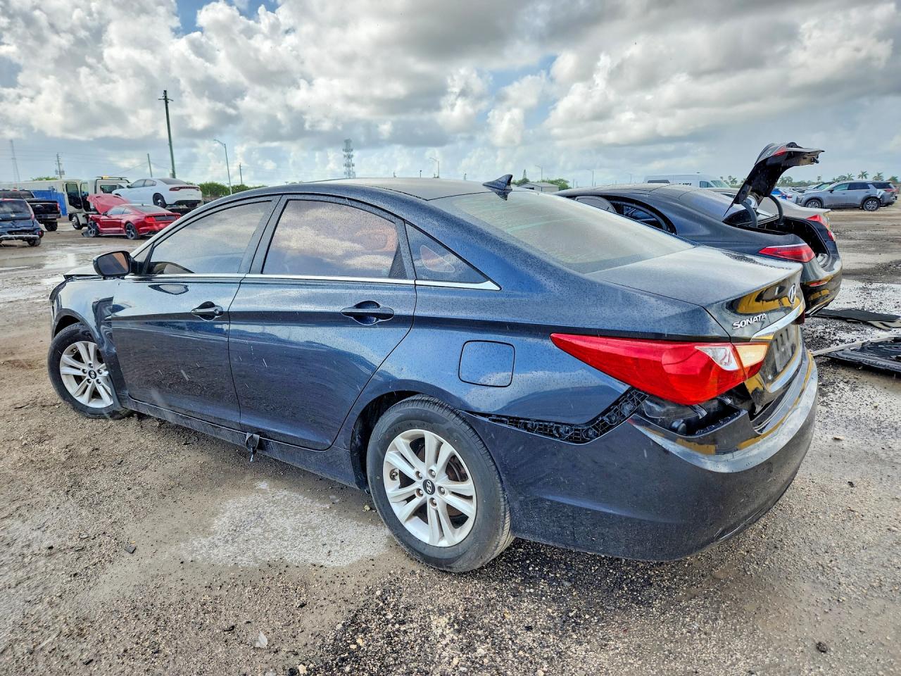 2011 Hyundai Sonata Gls Серый vin: 5NPEB4AC3BH300556