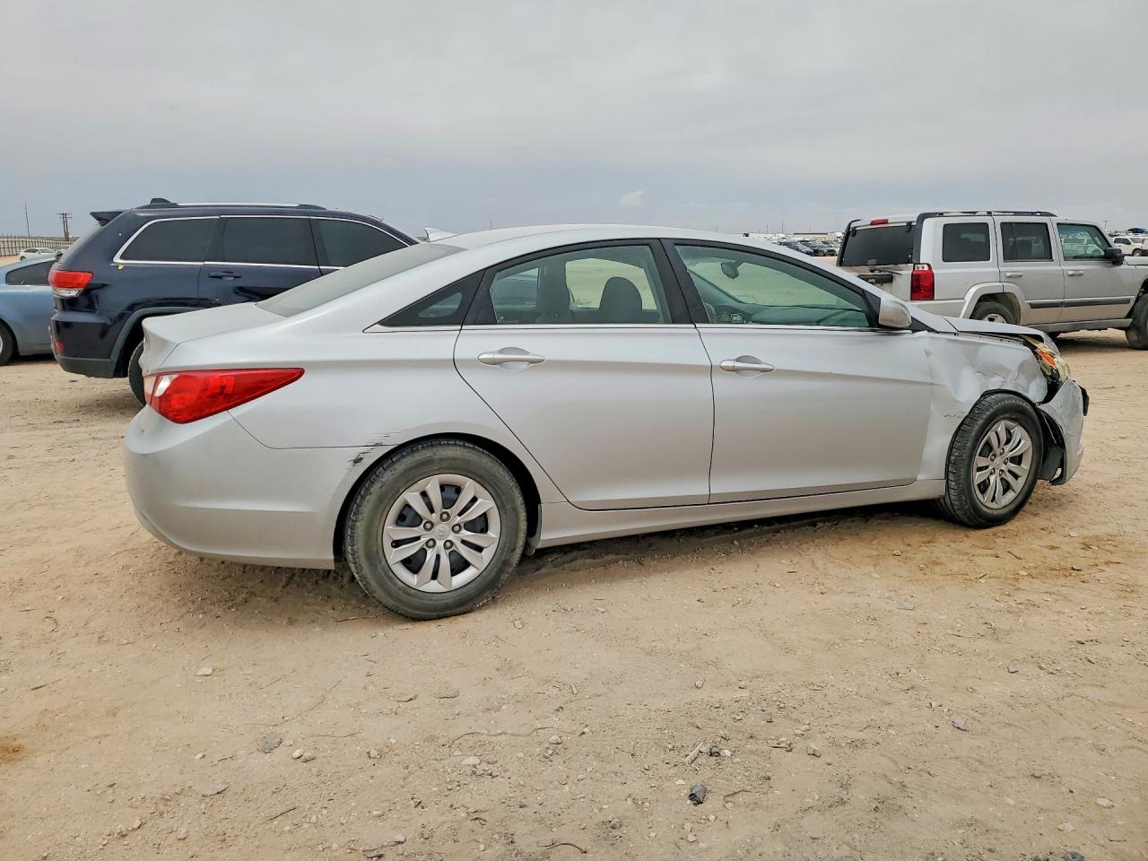 2012 Hyundai Sonata Gls Silver vin: 5NPEB4AC3CH310506