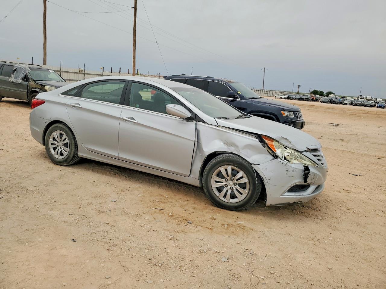 2012 Hyundai Sonata Gls Silver vin: 5NPEB4AC3CH310506
