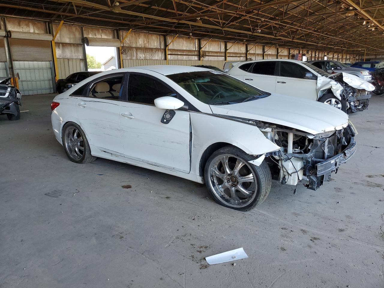 2012 Hyundai Sonata Gls White vin: 5NPEB4AC3CH320145