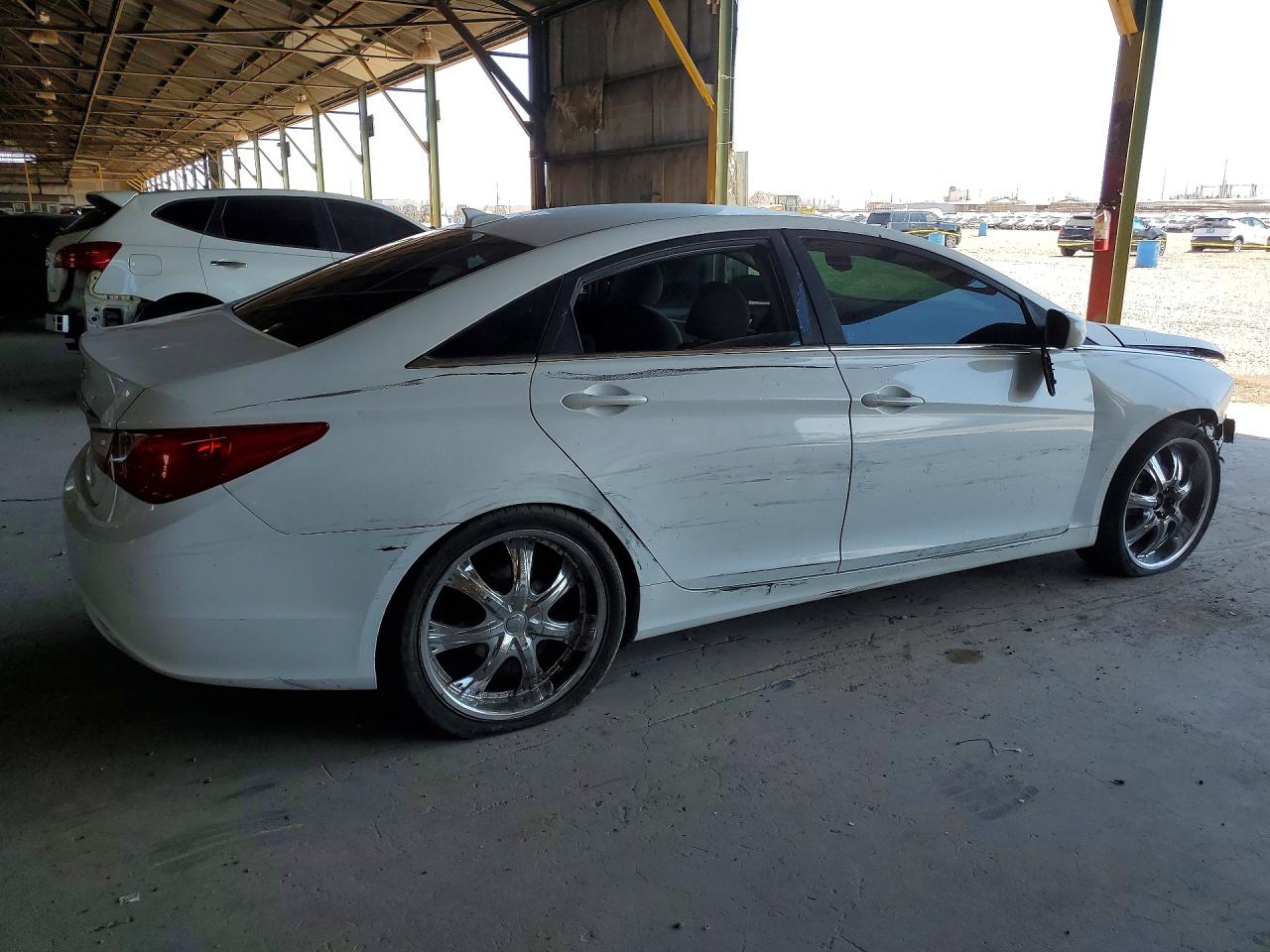 2012 Hyundai Sonata Gls White vin: 5NPEB4AC3CH320145