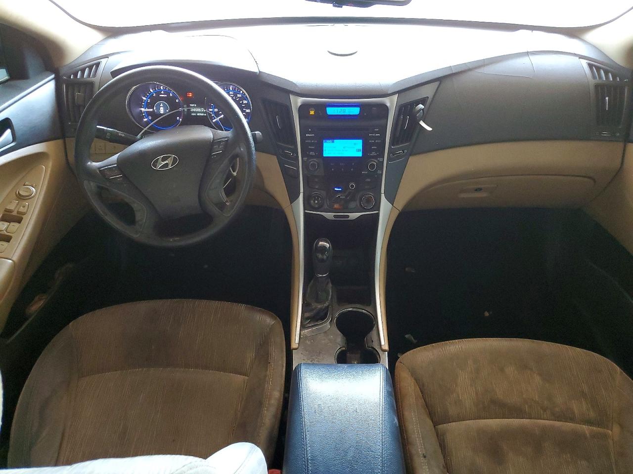 2012 Hyundai Sonata Gls White vin: 5NPEB4AC3CH320145