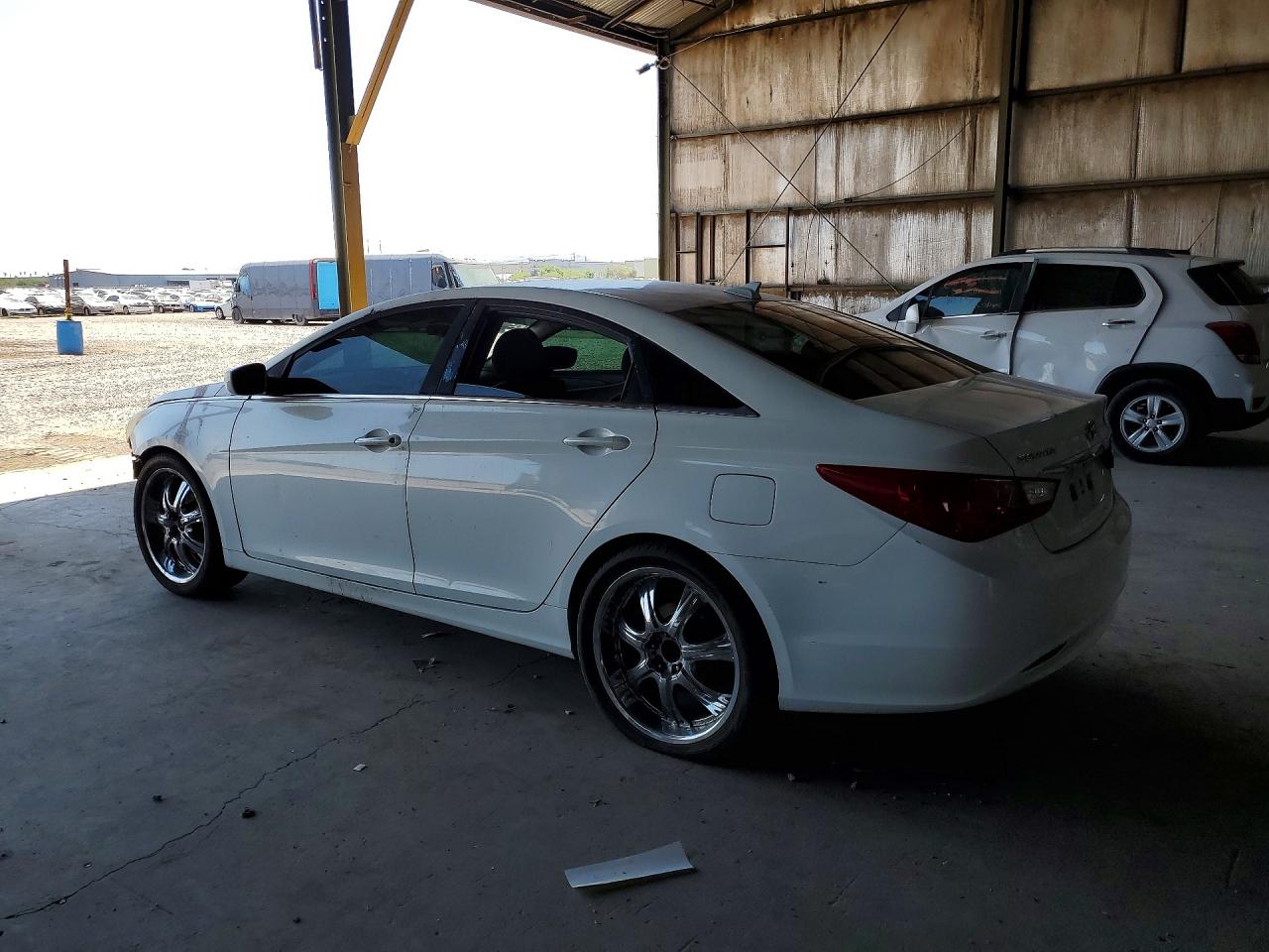 2012 Hyundai Sonata Gls White vin: 5NPEB4AC3CH320145