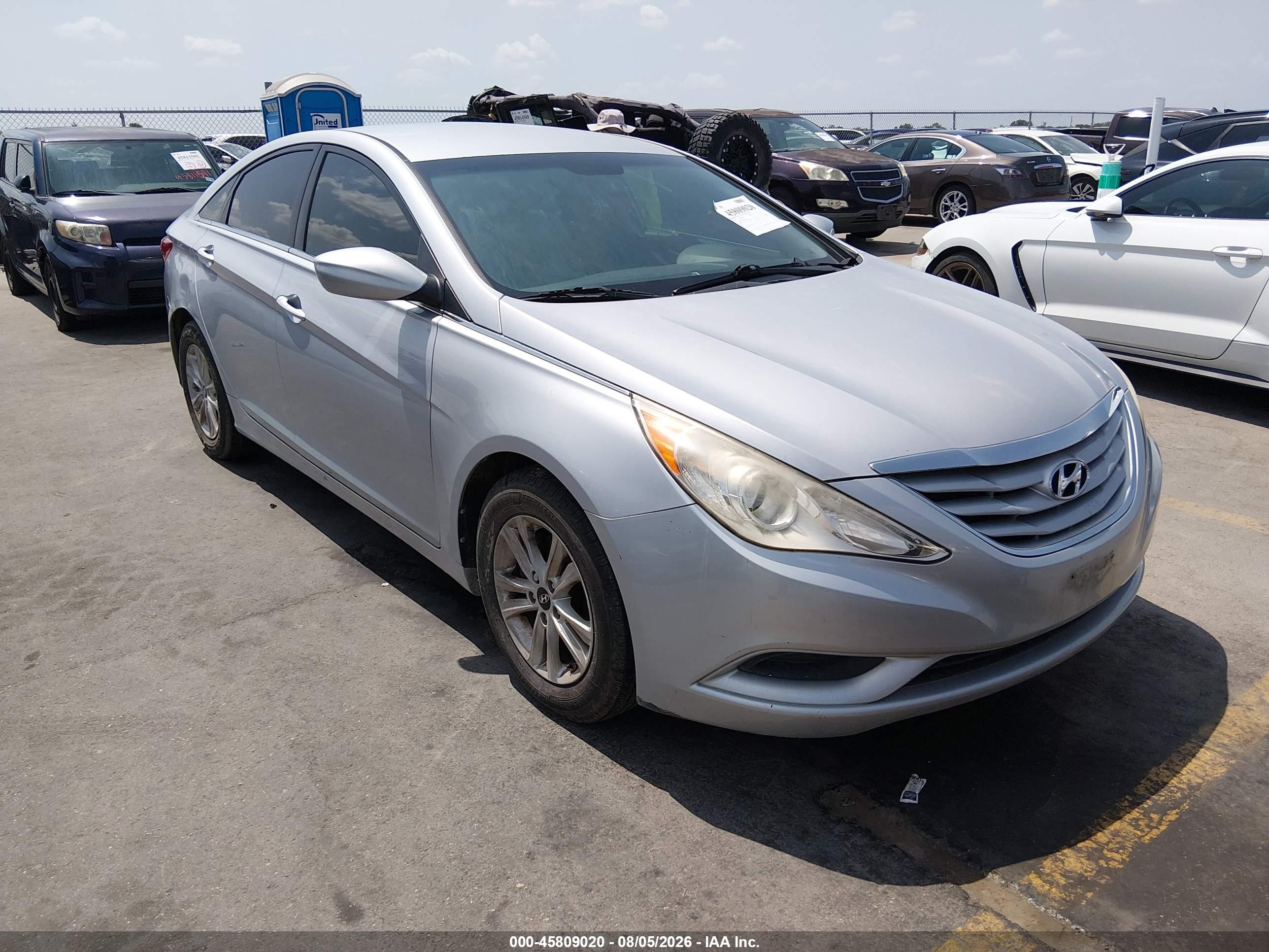 2012 Hyundai Sonata Gls Silver vin: 5NPEB4AC3CH323675