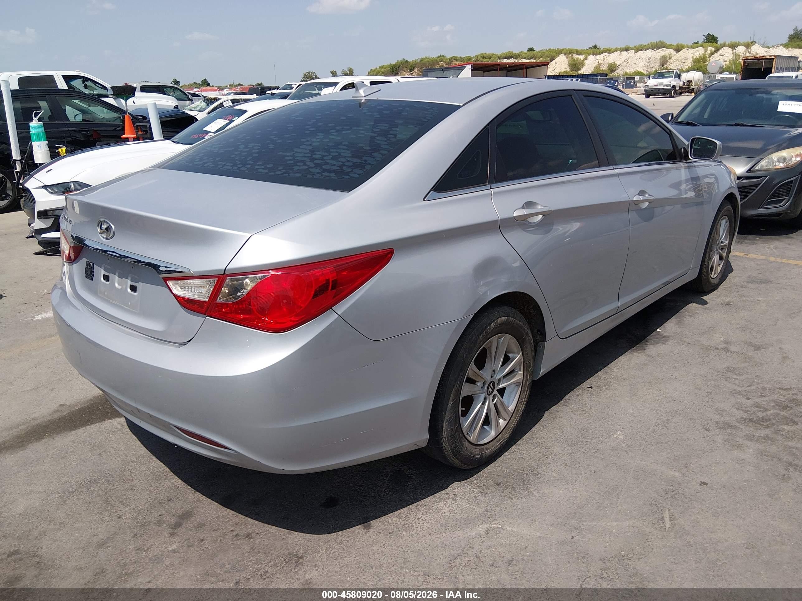 2012 Hyundai Sonata Gls Silver vin: 5NPEB4AC3CH323675