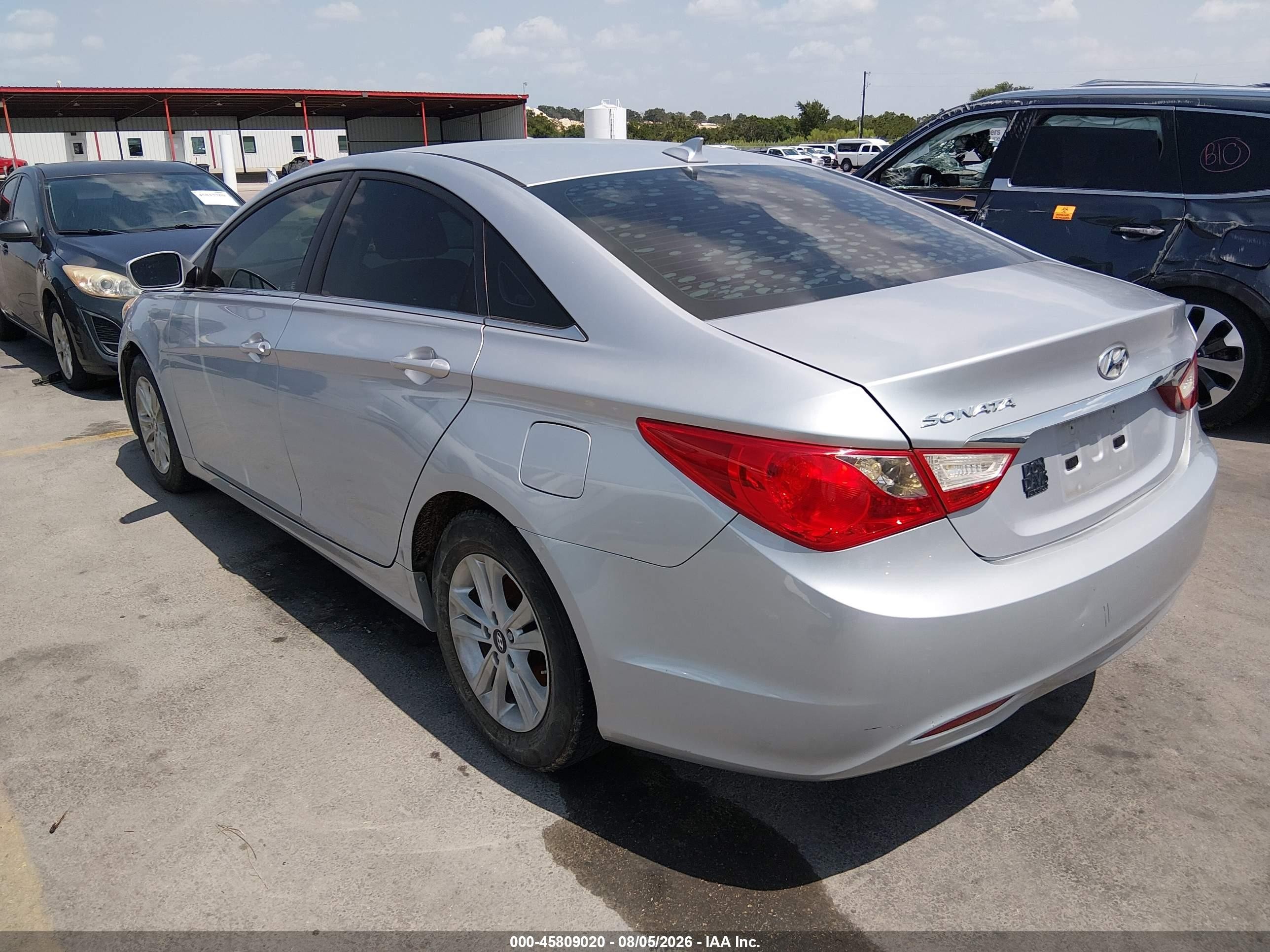2012 Hyundai Sonata Gls Silver vin: 5NPEB4AC3CH323675