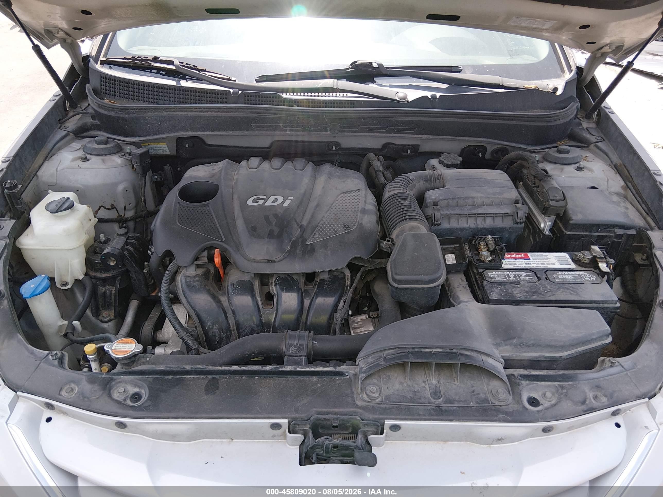 2012 Hyundai Sonata Gls Silver vin: 5NPEB4AC3CH323675