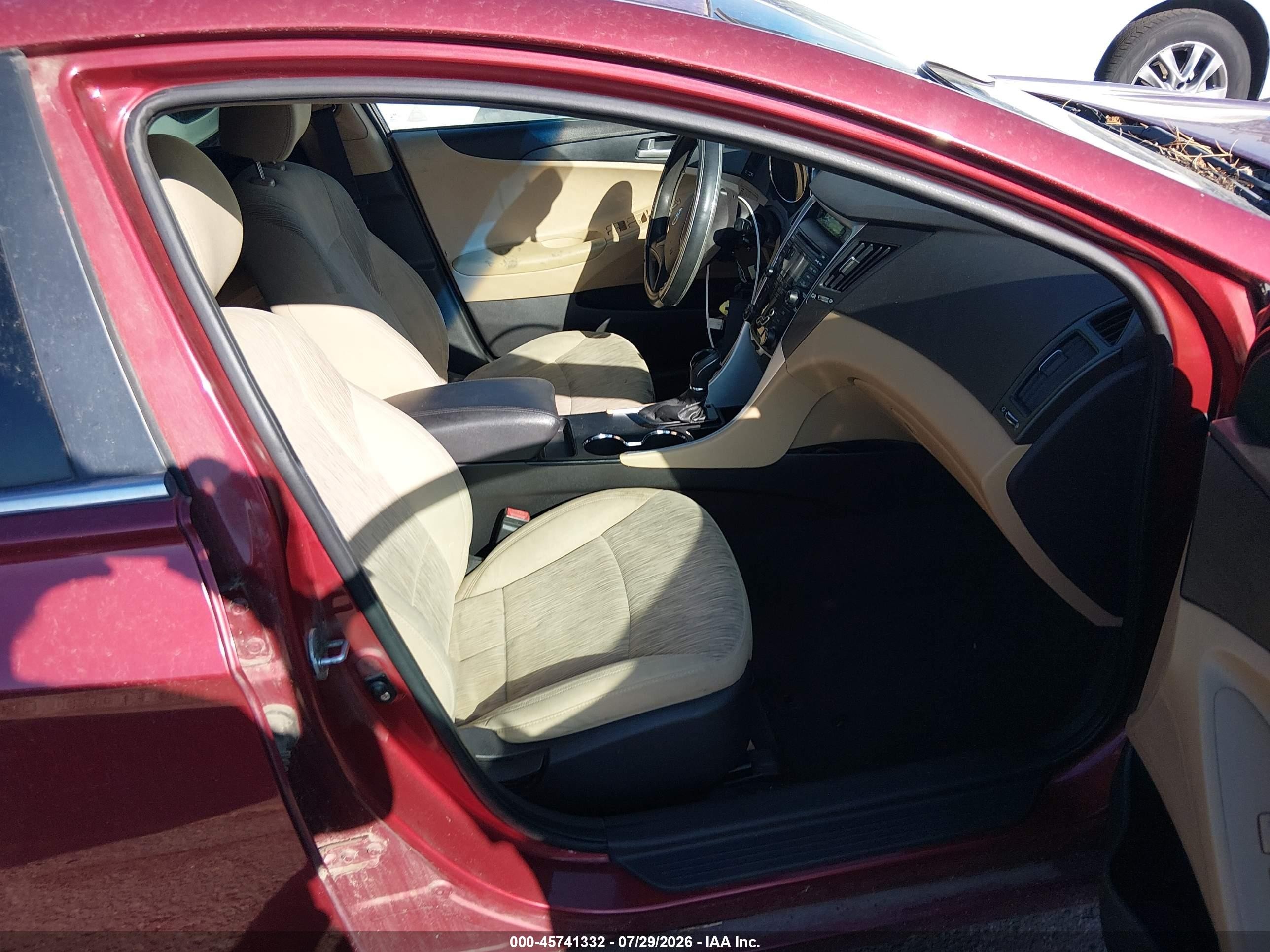 2012 Hyundai Sonata Gls Red vin: 5NPEB4AC3CH324230