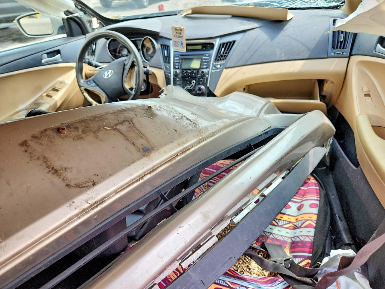 2012 Hyundai Sonata Gls Beige vin: 5NPEB4AC3CH326382
