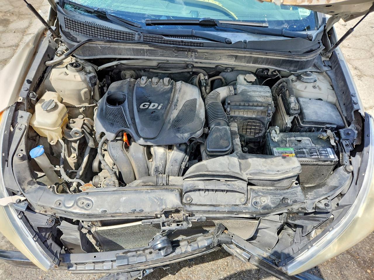 2012 Hyundai Sonata Gls Beige vin: 5NPEB4AC3CH326382