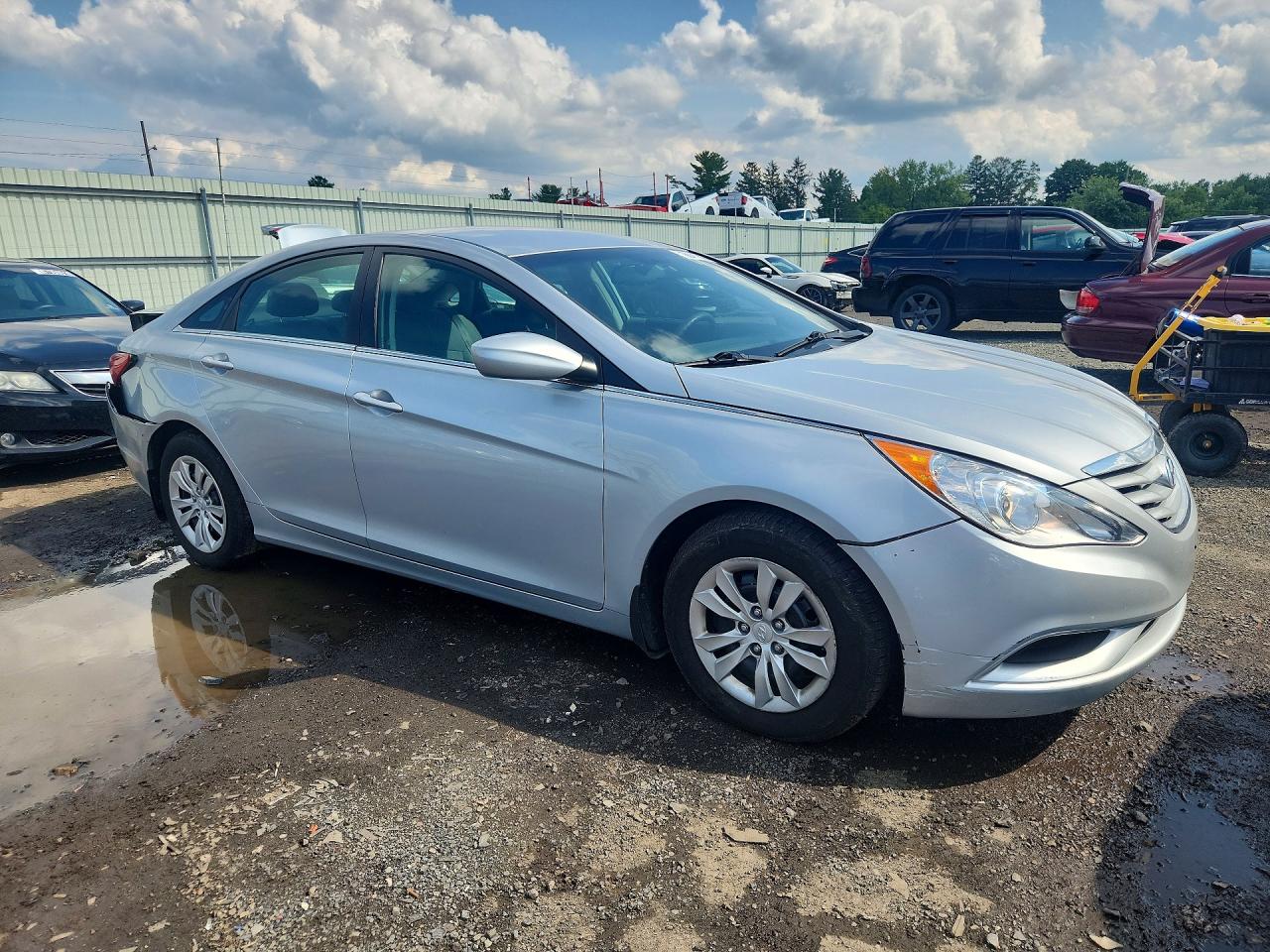 2012 Hyundai Sonata Gls Серебряный vin: 5NPEB4AC3CH341576