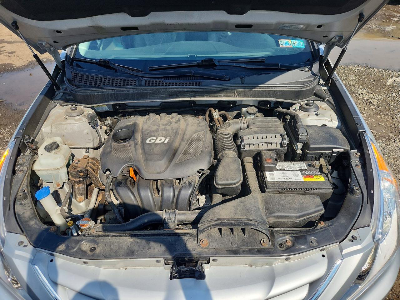 2012 Hyundai Sonata Gls Серебряный vin: 5NPEB4AC3CH341576