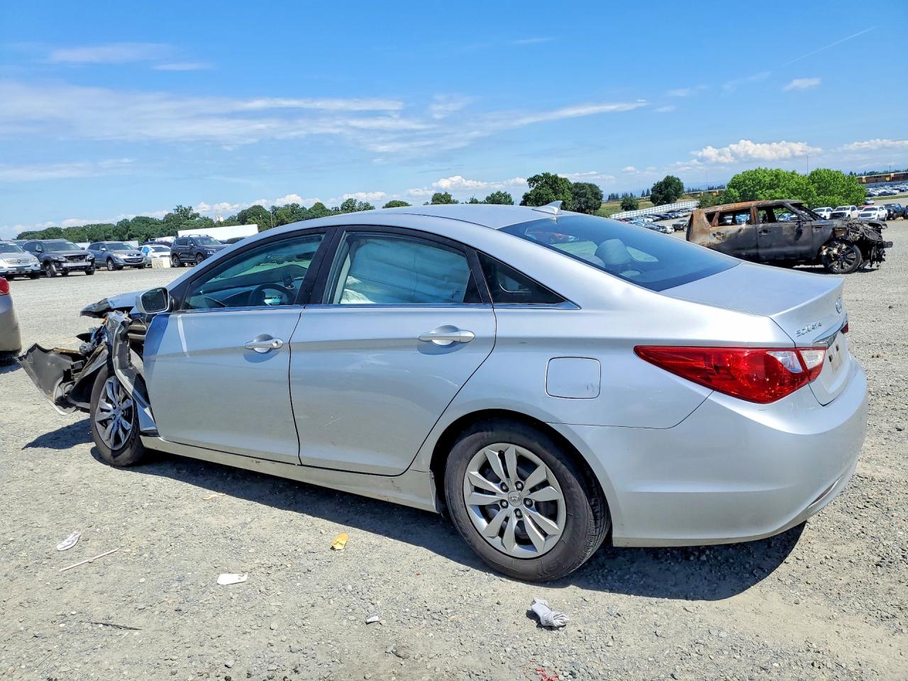 2012 Hyundai Sonata Gls Silver vin: 5NPEB4AC3CH342520