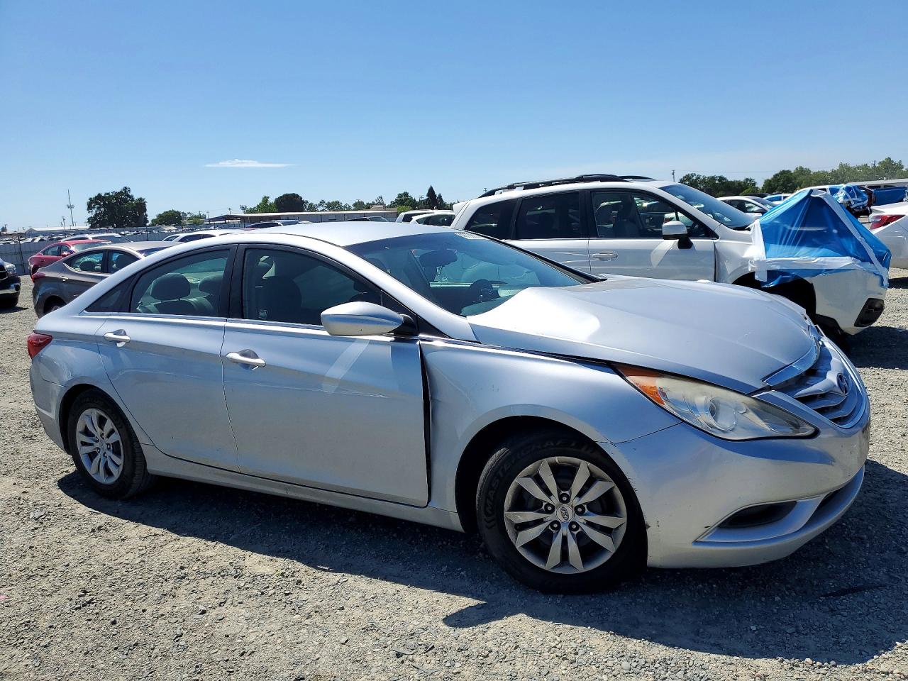 2012 Hyundai Sonata Gls Silver vin: 5NPEB4AC3CH342520