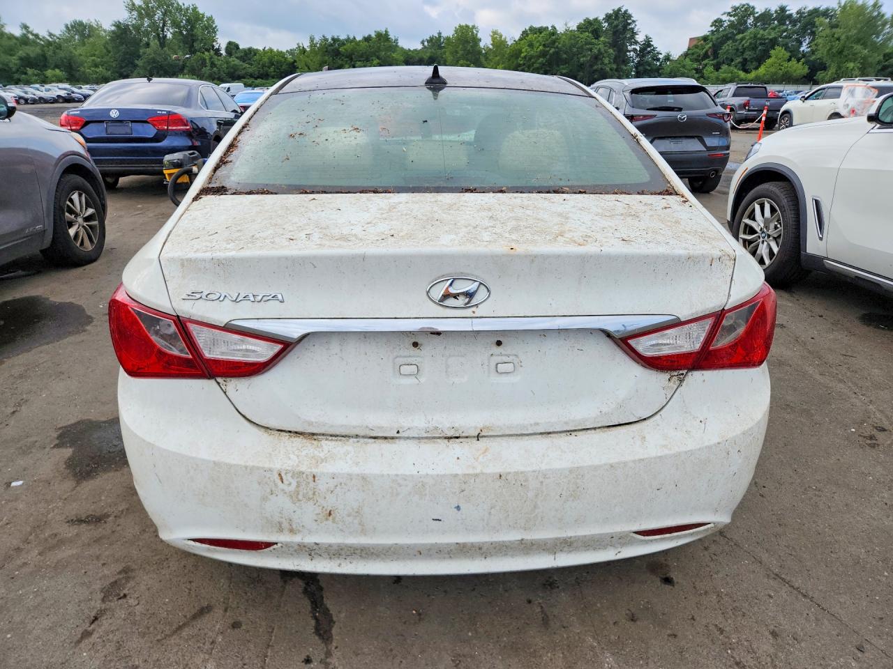 2012 Hyundai Sonata Gls Белый vin: 5NPEB4AC3CH347880