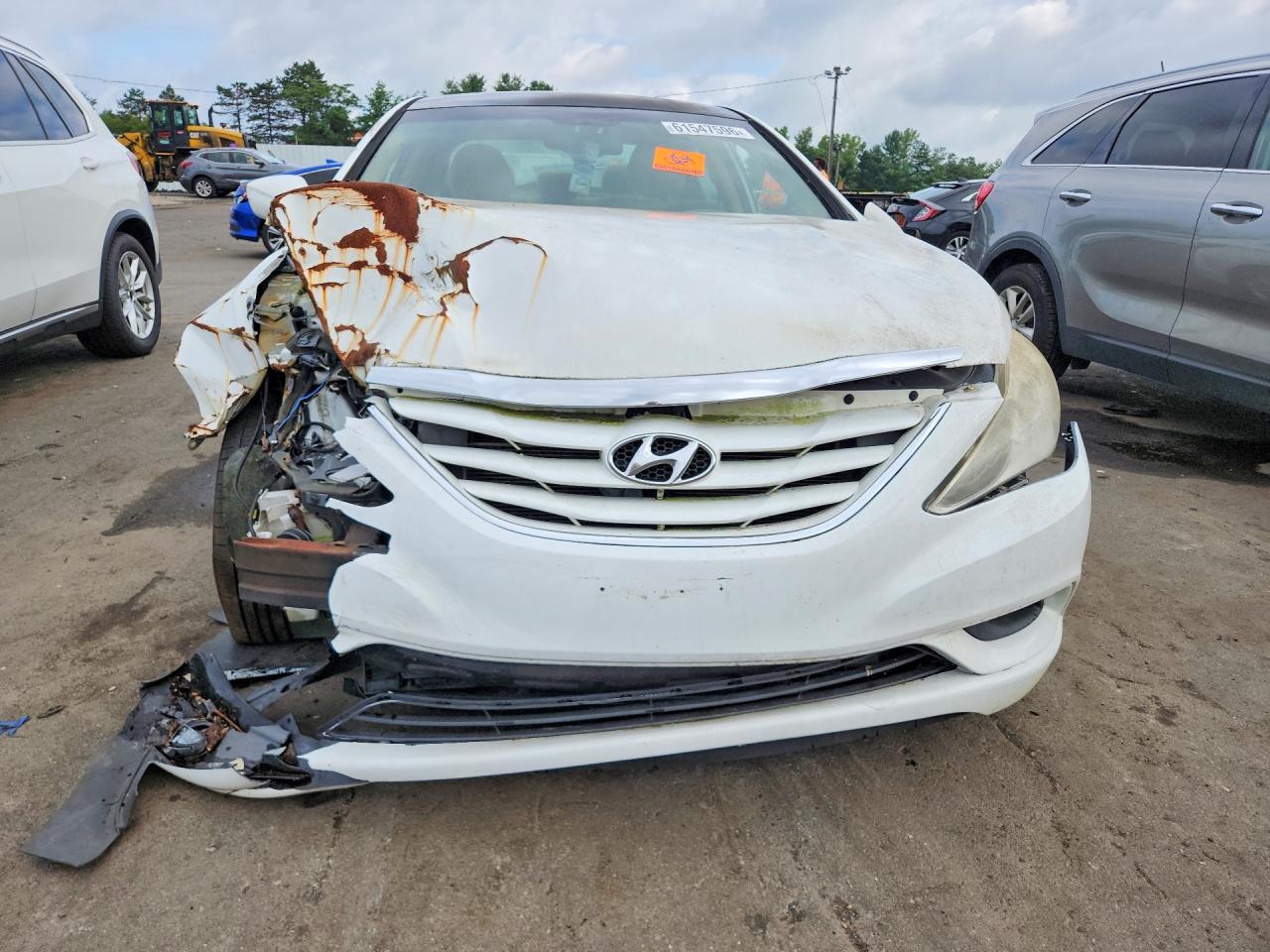 2012 Hyundai Sonata Gls Белый vin: 5NPEB4AC3CH347880