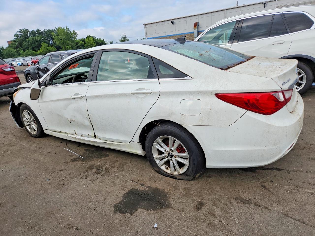 2012 Hyundai Sonata Gls Белый vin: 5NPEB4AC3CH347880