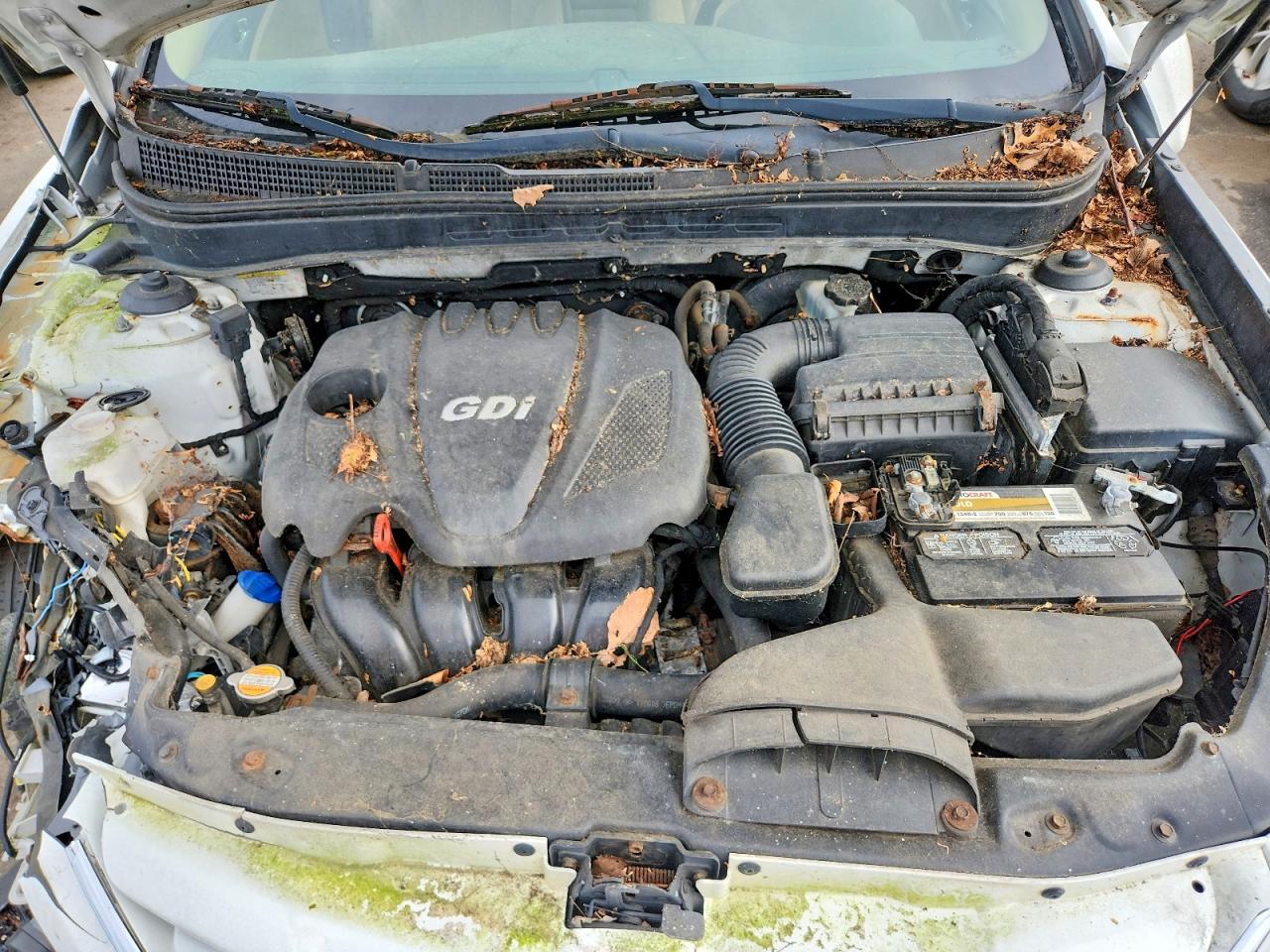 2012 Hyundai Sonata Gls Белый vin: 5NPEB4AC3CH347880