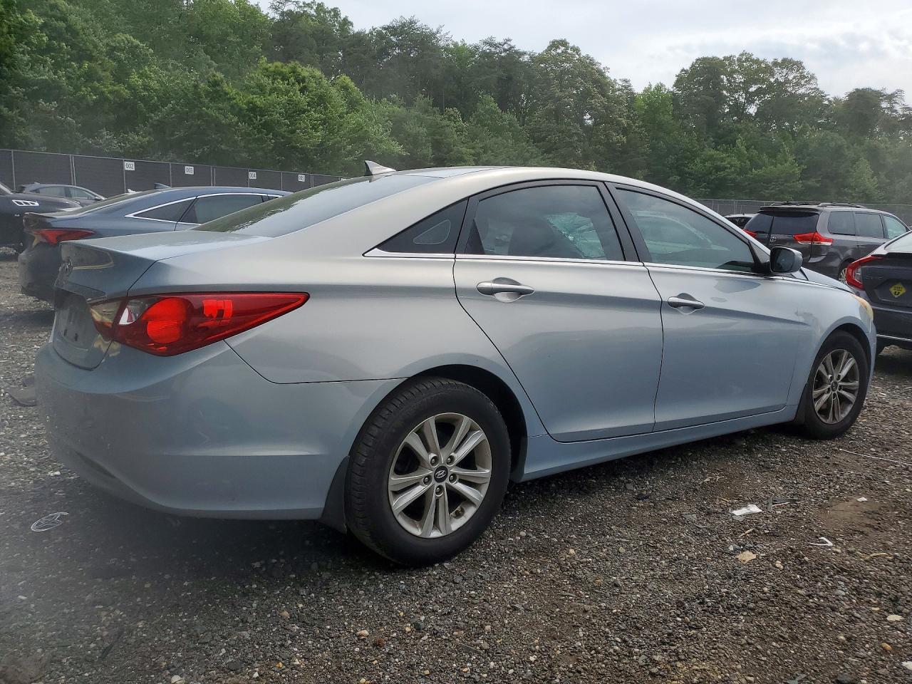 2012 Hyundai Sonata Gls Blue vin: 5NPEB4AC3CH372567