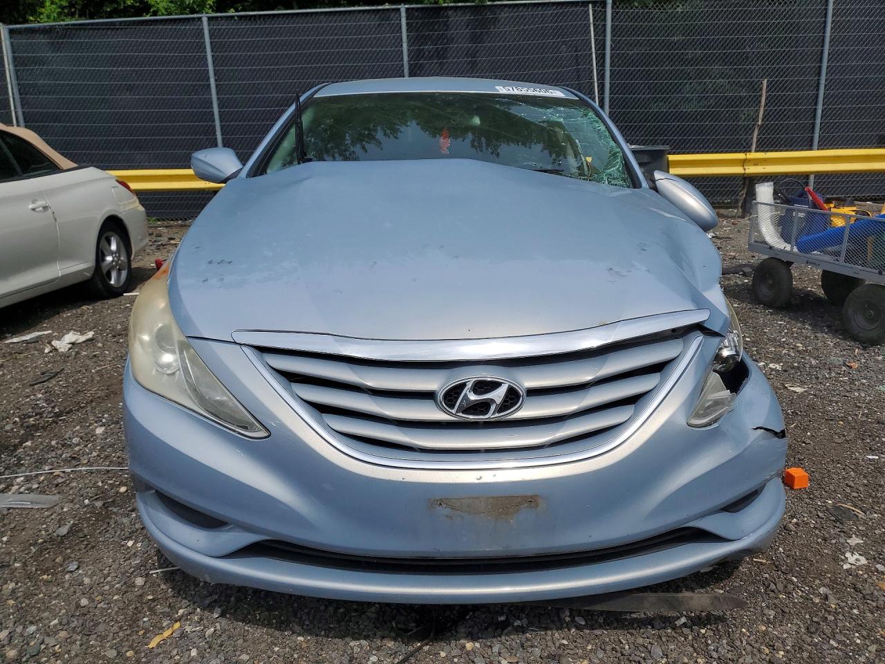 2012 Hyundai Sonata Gls Blue vin: 5NPEB4AC3CH372567