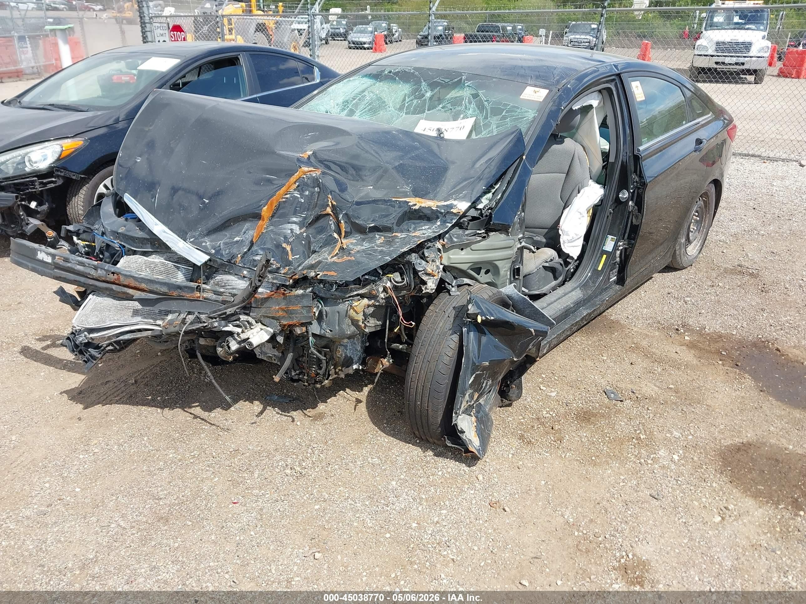 2012 Hyundai Sonata Gls Black vin: 5NPEB4AC3CH372651