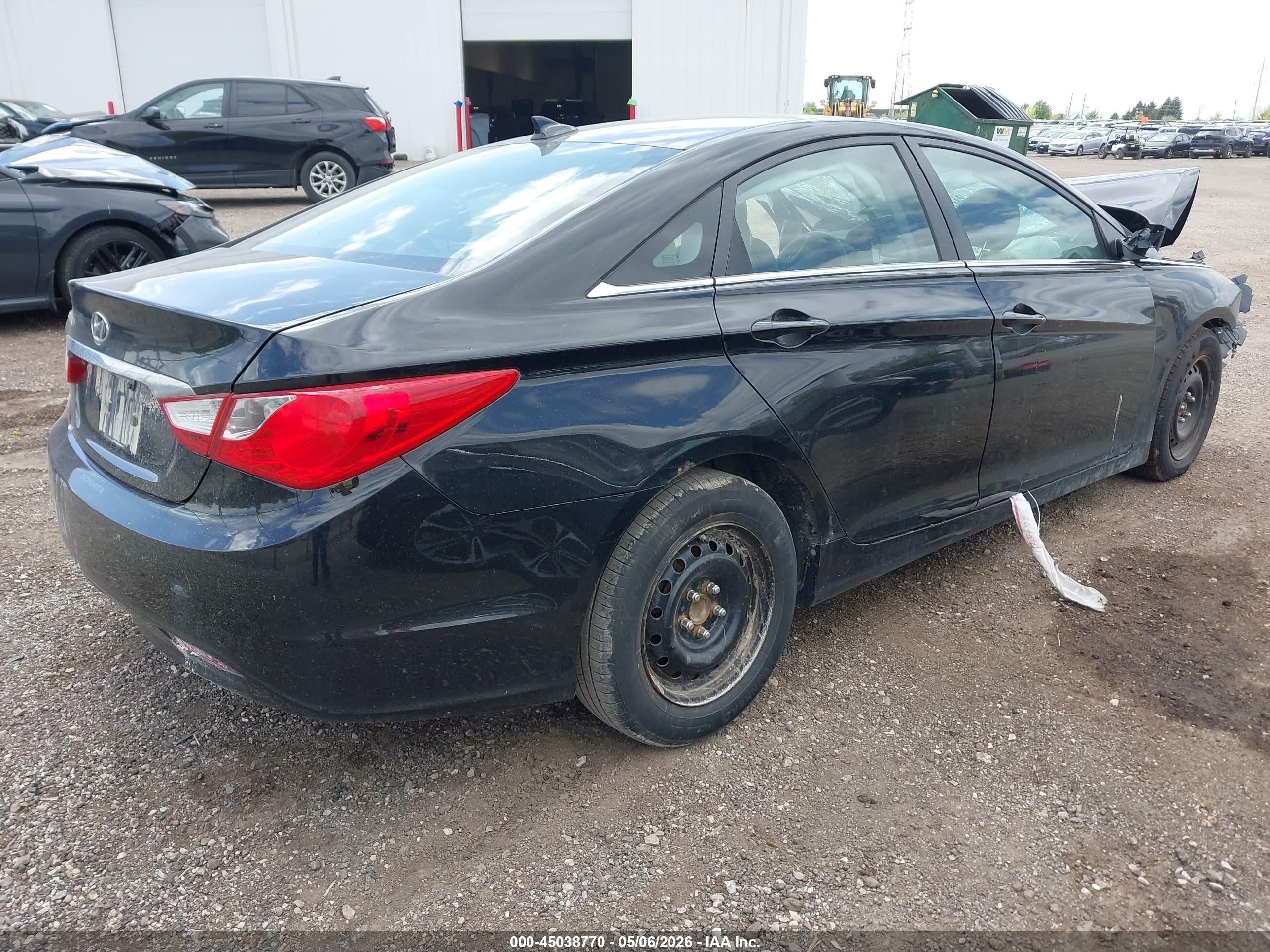 2012 Hyundai Sonata Gls Black vin: 5NPEB4AC3CH372651