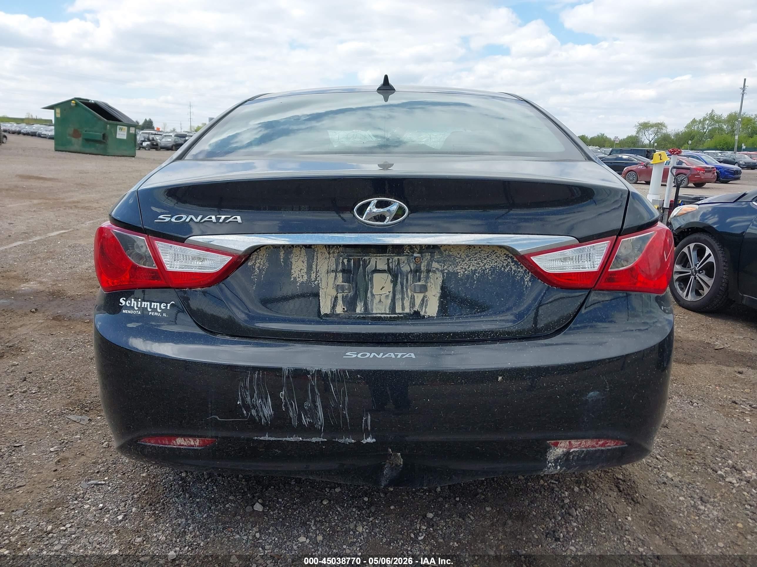 2012 Hyundai Sonata Gls Black vin: 5NPEB4AC3CH372651