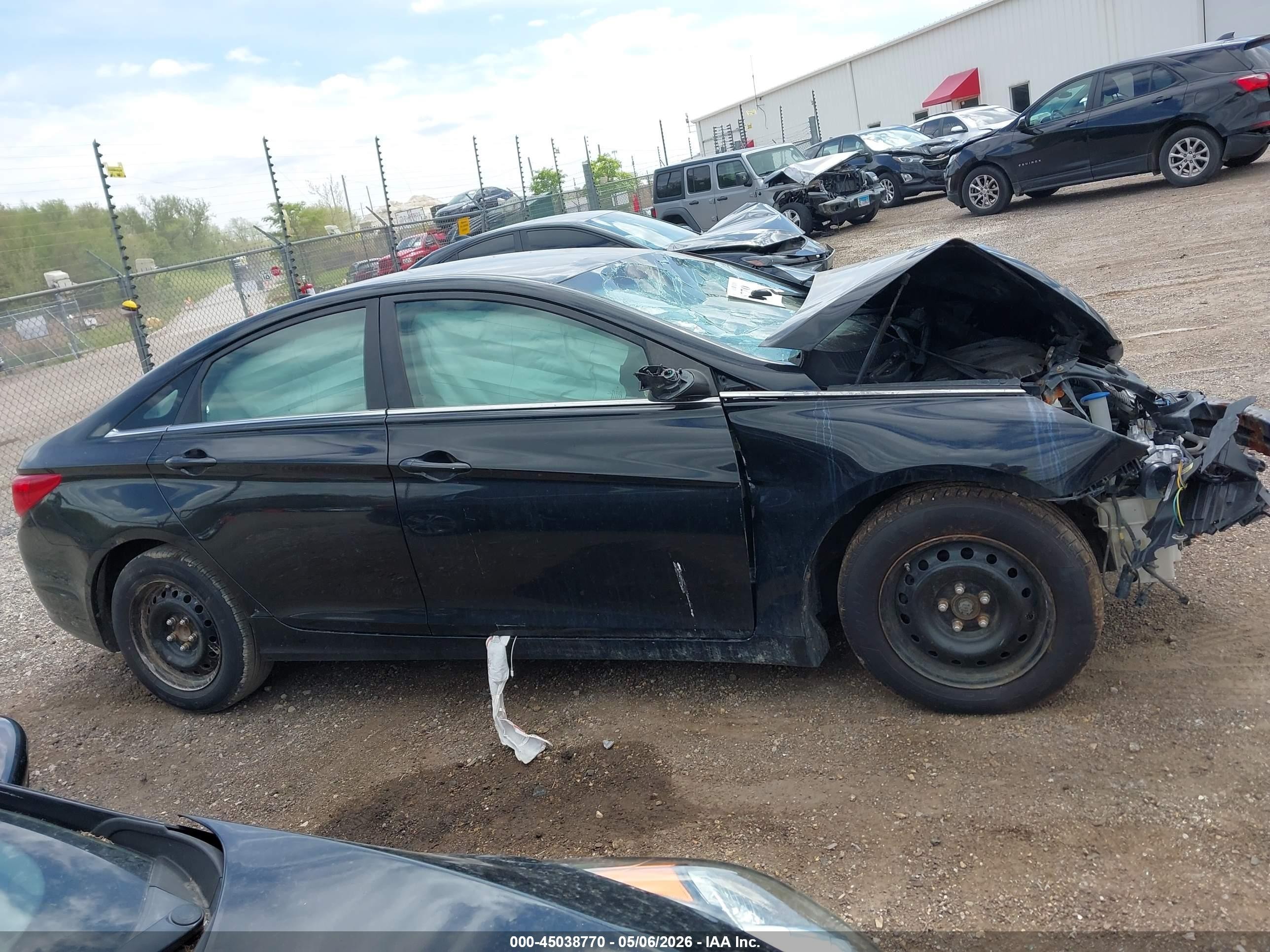 2012 Hyundai Sonata Gls Black vin: 5NPEB4AC3CH372651