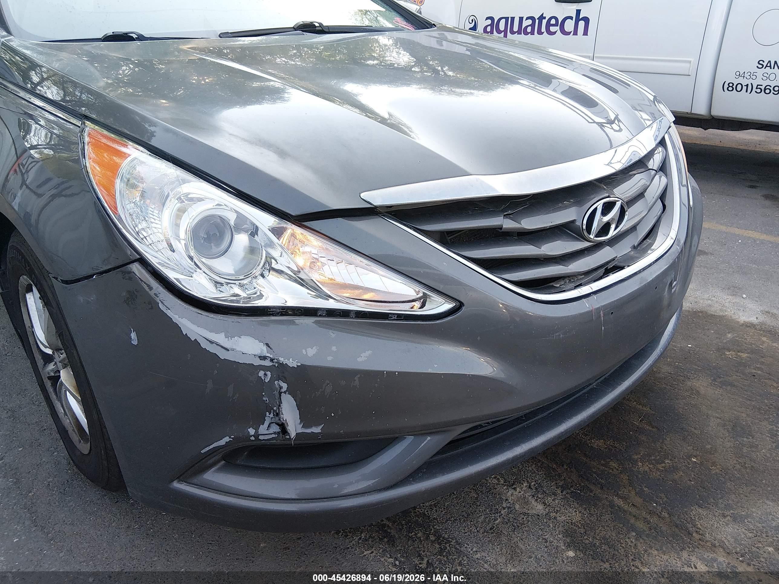 2012 Hyundai Sonata Gls Серый vin: 5NPEB4AC3CH374464