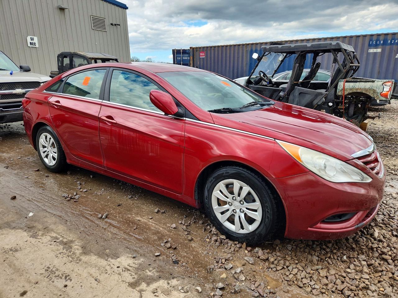 2012 Hyundai Sonata Gls Red vin: 5NPEB4AC3CH393323