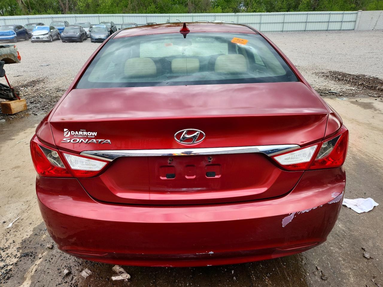 2012 Hyundai Sonata Gls Red vin: 5NPEB4AC3CH393323