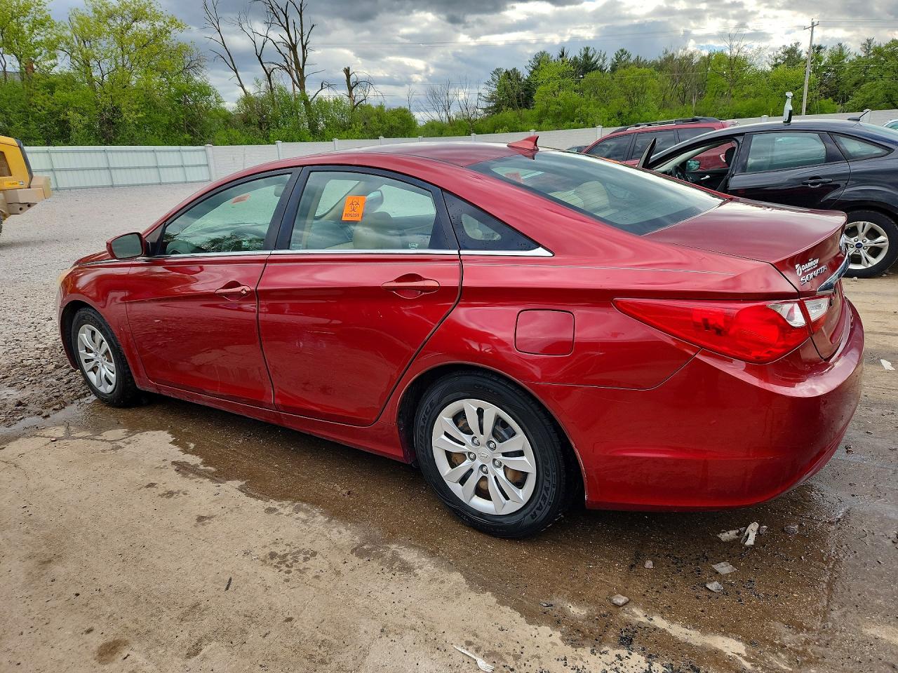 2012 Hyundai Sonata Gls Red vin: 5NPEB4AC3CH393323