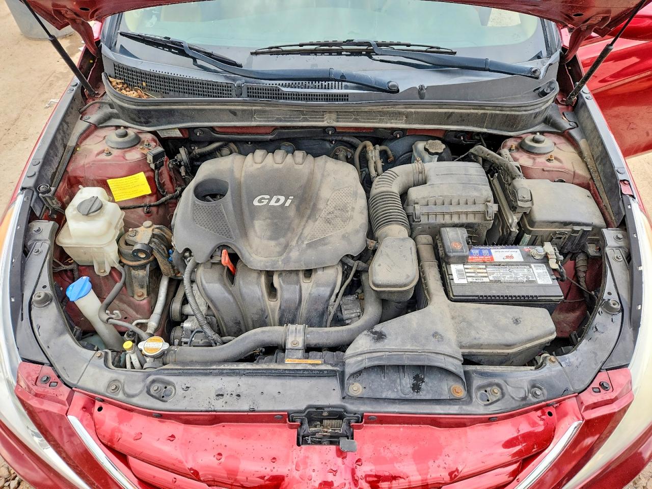2012 Hyundai Sonata Gls Red vin: 5NPEB4AC3CH393323
