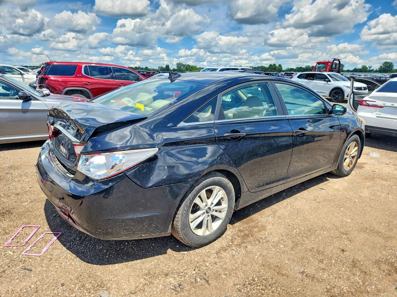 2012 Hyundai Sonata Gls Black vin: 5NPEB4AC3CH397811