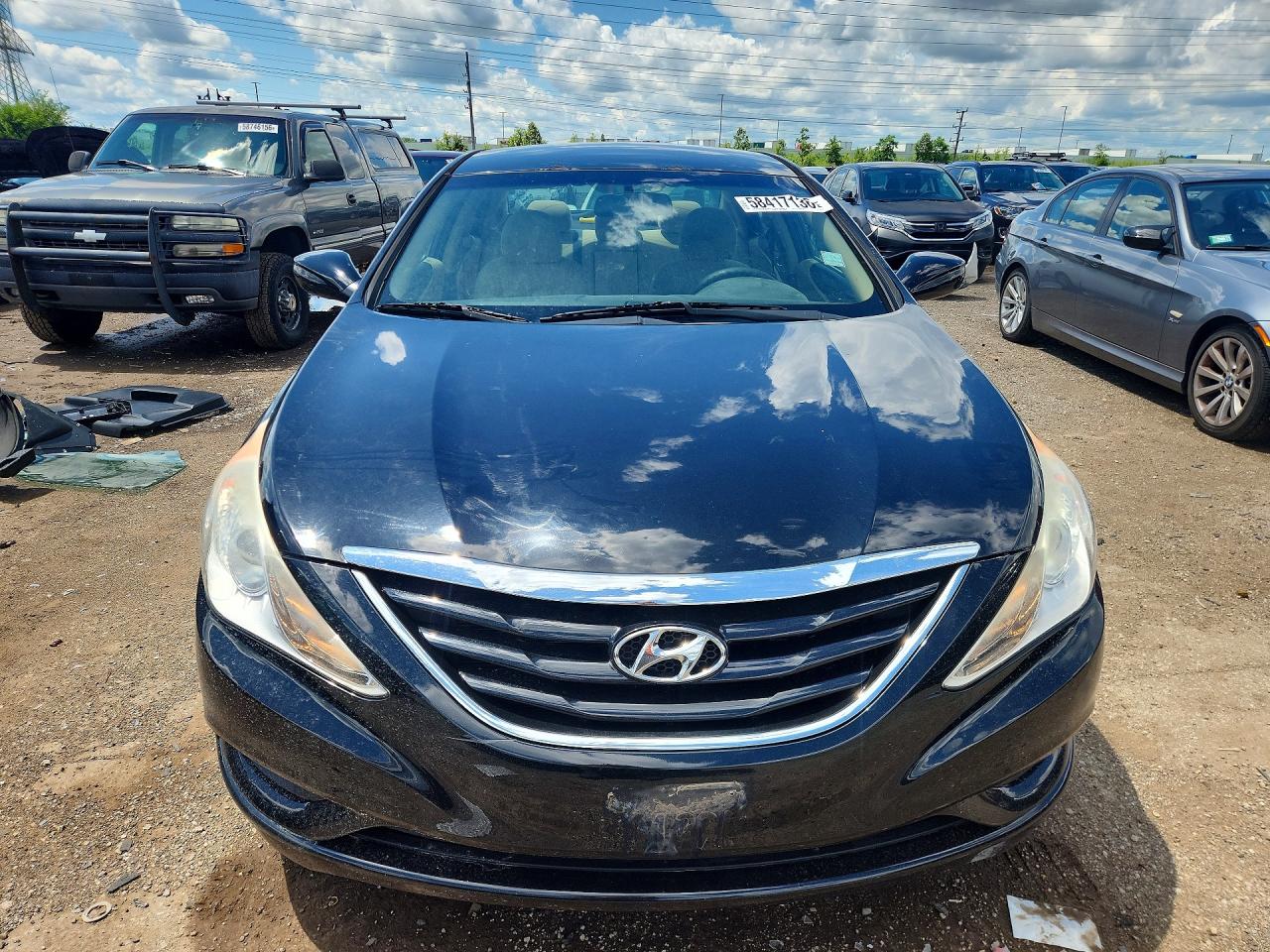 2012 Hyundai Sonata Gls Black vin: 5NPEB4AC3CH397811