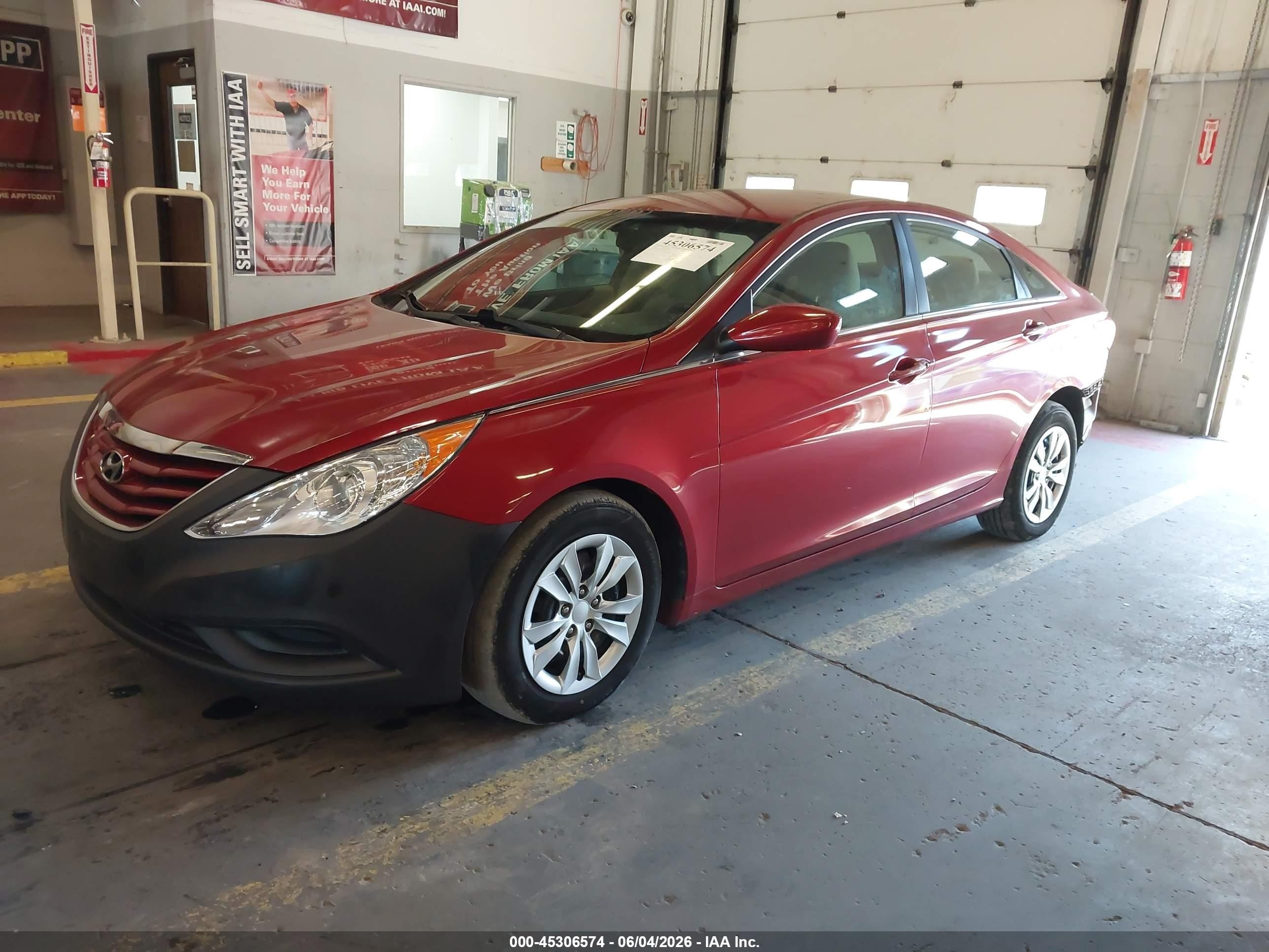 2012 Hyundai Sonata Gls Maroon vin: 5NPEB4AC3CH407883