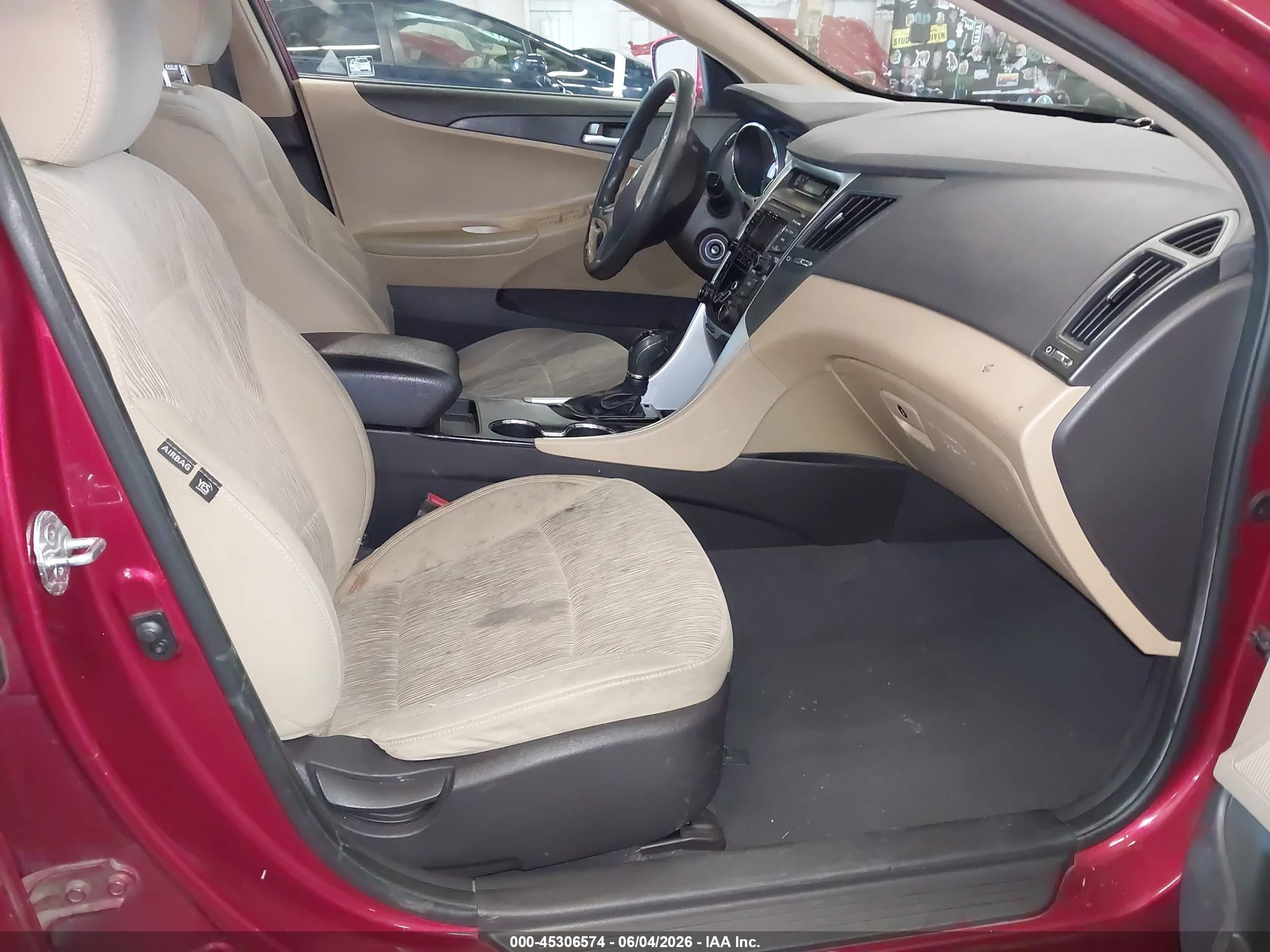 2012 Hyundai Sonata Gls Maroon vin: 5NPEB4AC3CH407883