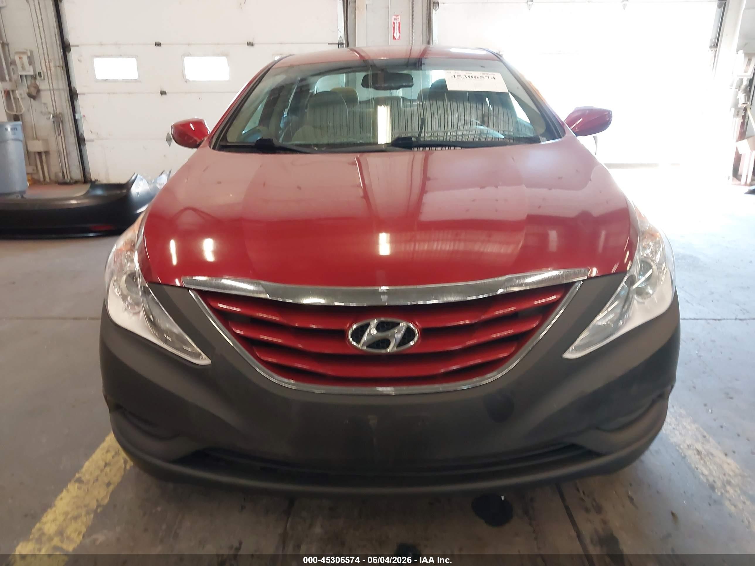 2012 Hyundai Sonata Gls Maroon vin: 5NPEB4AC3CH407883