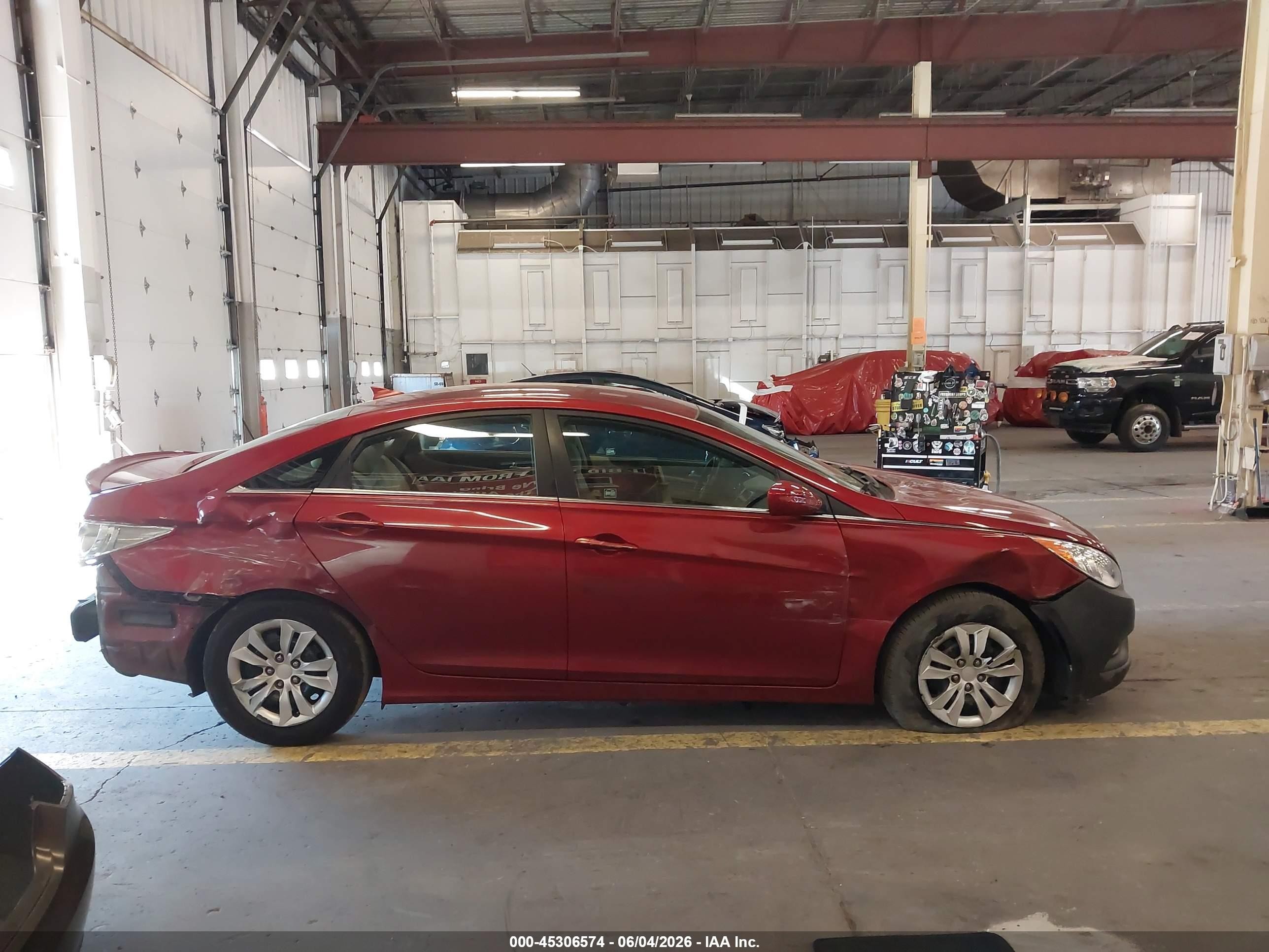 2012 Hyundai Sonata Gls Maroon vin: 5NPEB4AC3CH407883