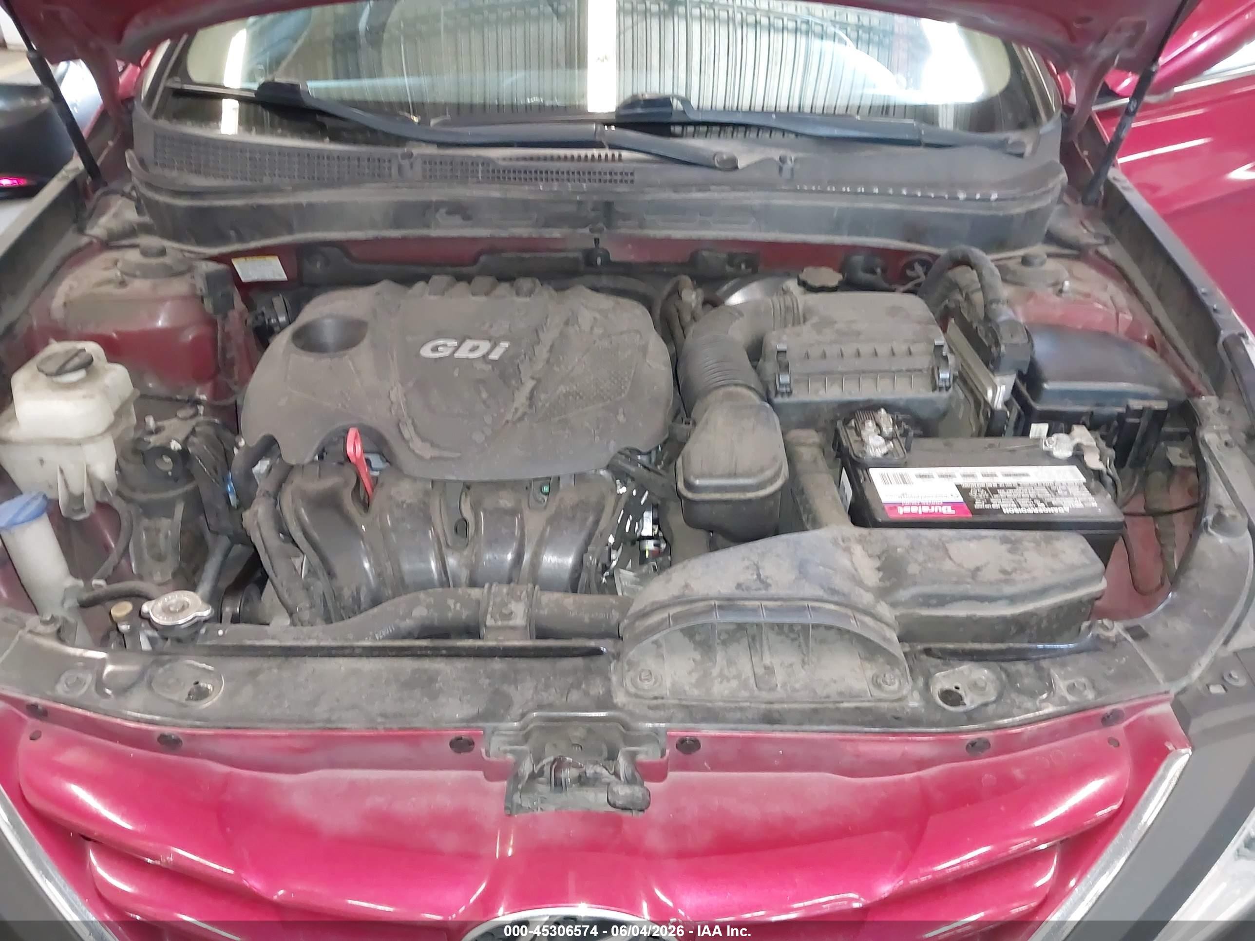 2012 Hyundai Sonata Gls Maroon vin: 5NPEB4AC3CH407883