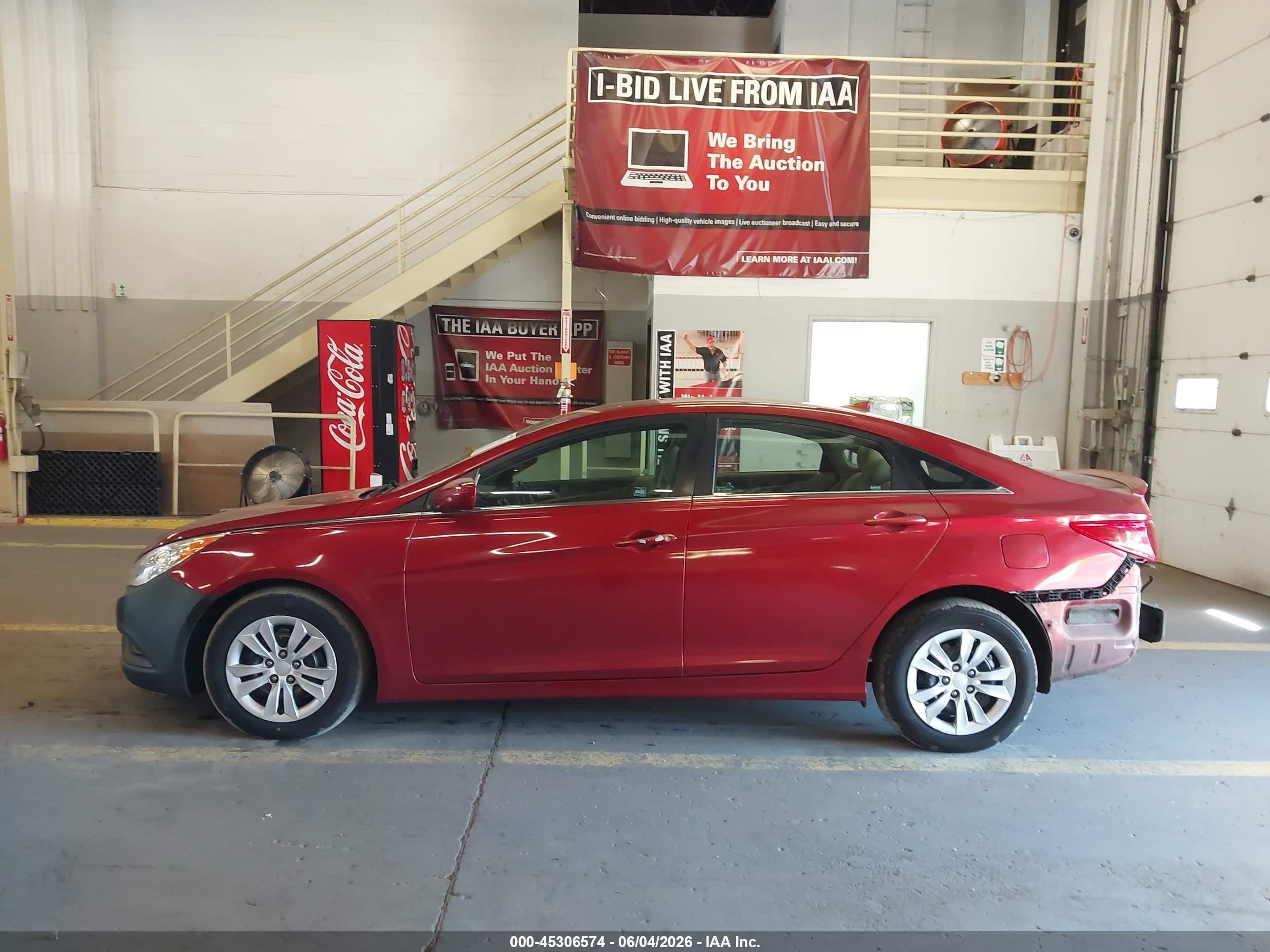 2012 Hyundai Sonata Gls Maroon vin: 5NPEB4AC3CH407883