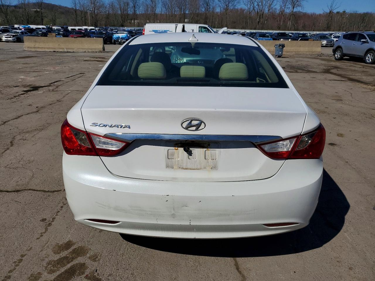 2012 Hyundai Sonata Gls White vin: 5NPEB4AC3CH411089