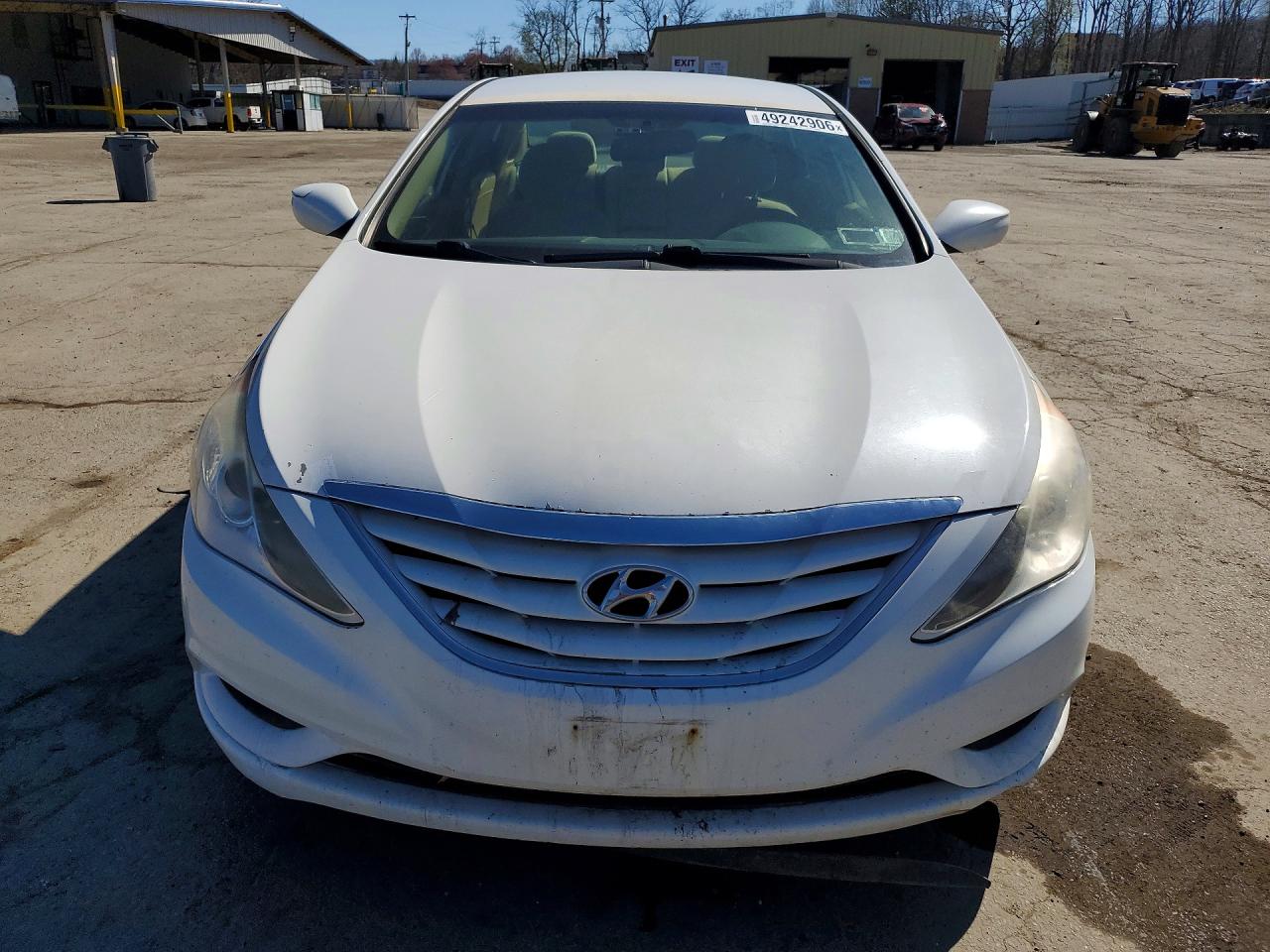 2012 Hyundai Sonata Gls White vin: 5NPEB4AC3CH411089