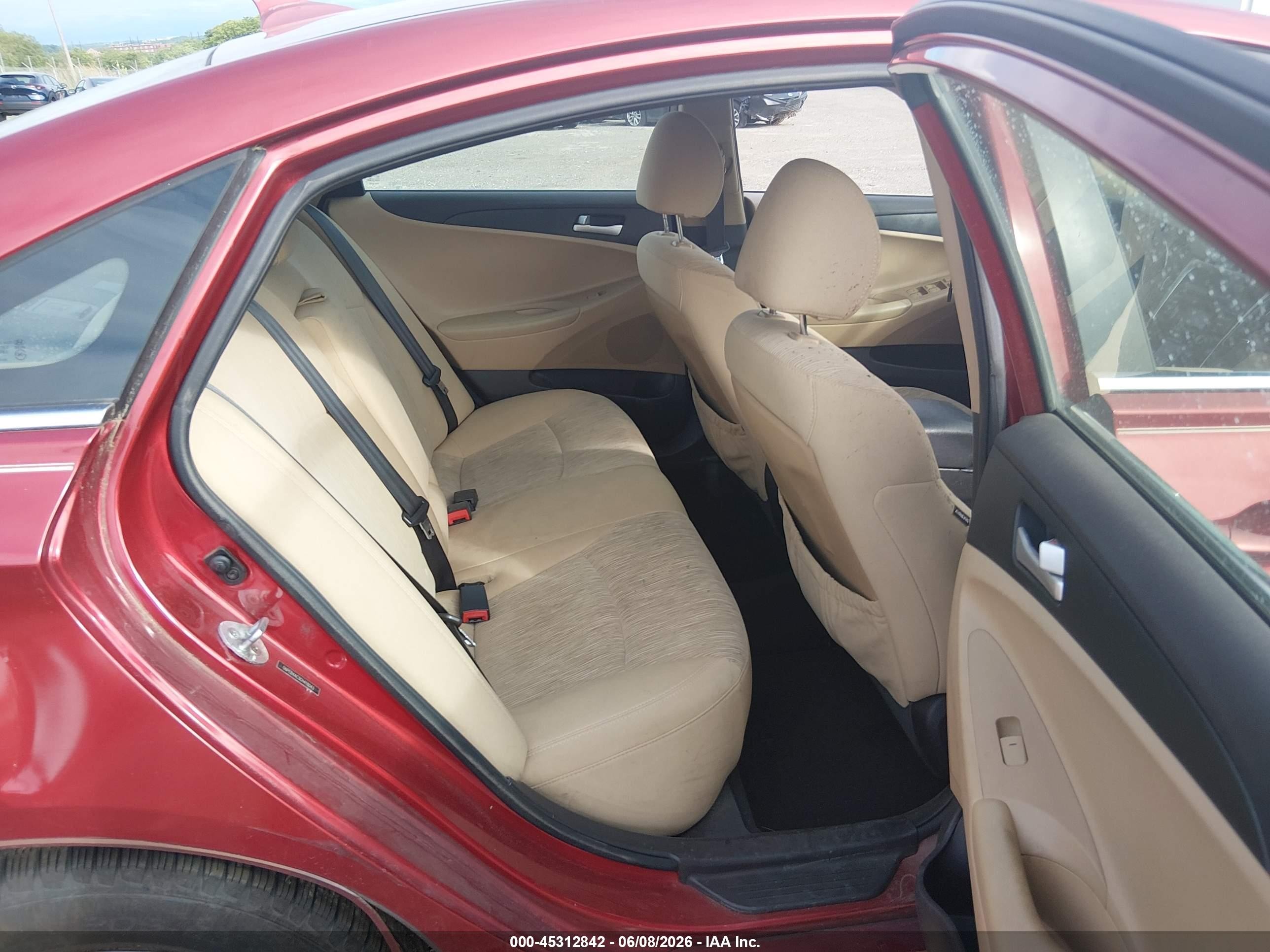 2012 Hyundai Sonata Gls Red vin: 5NPEB4AC3CH418043