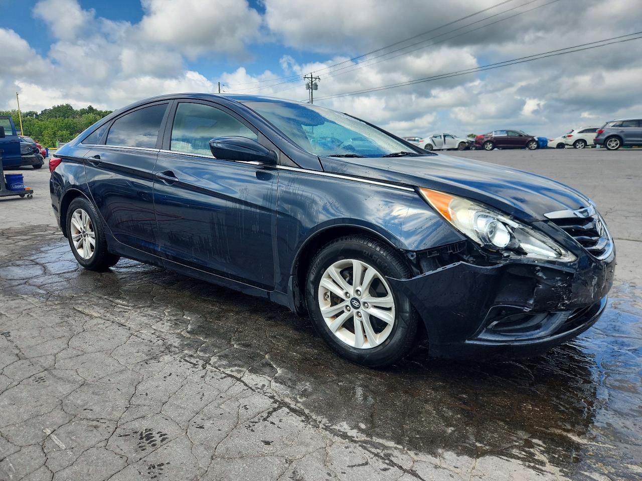 2012 Hyundai Sonata Gls Black vin: 5NPEB4AC3CH418852