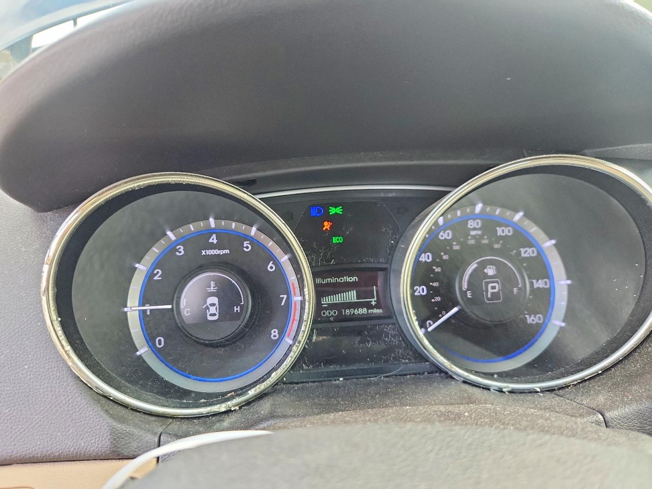 2012 Hyundai Sonata Gls Black vin: 5NPEB4AC3CH418852